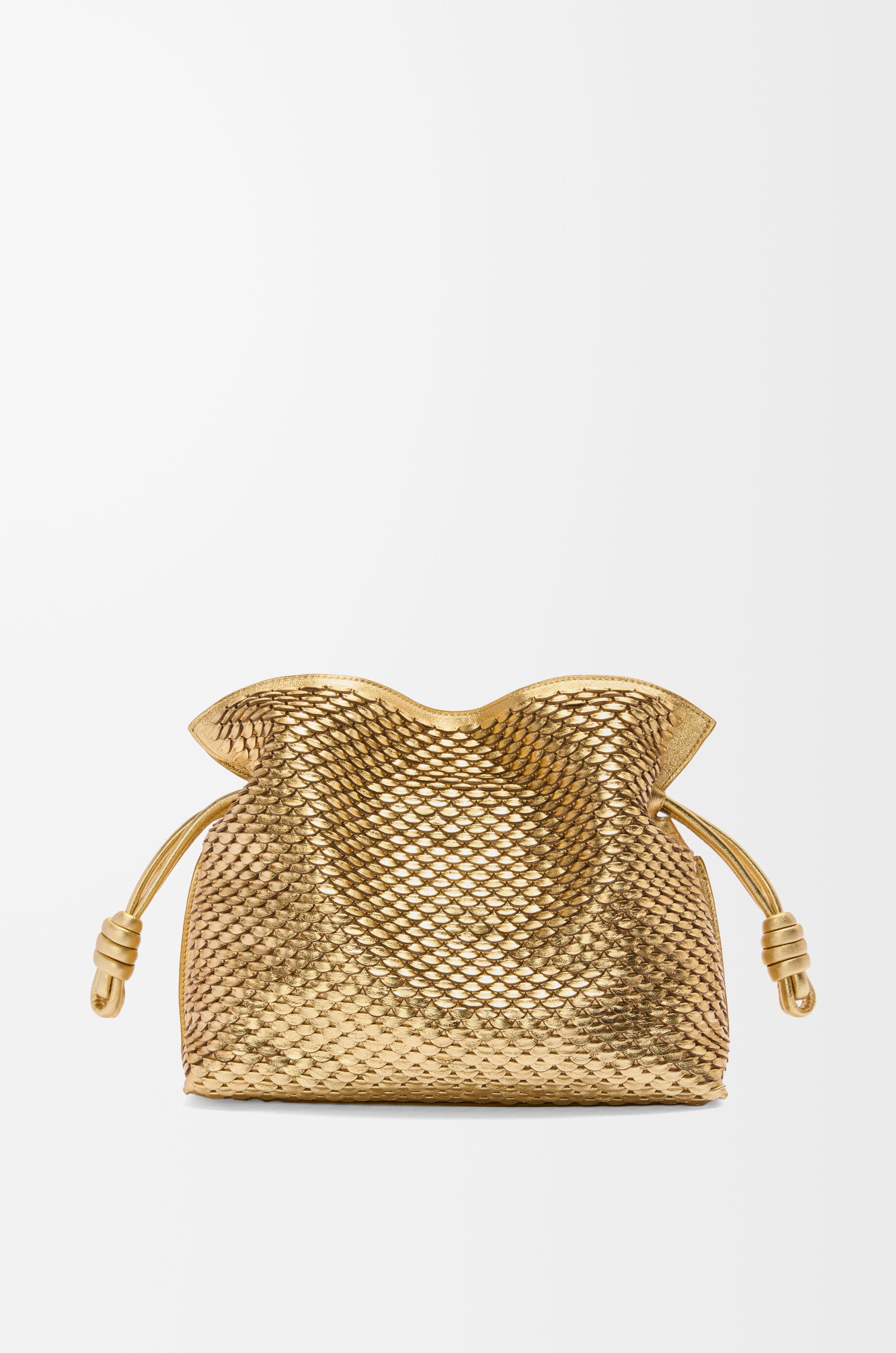 Medium Flamenco clutch in laminated lambskin — A411FC1XCQ-8130