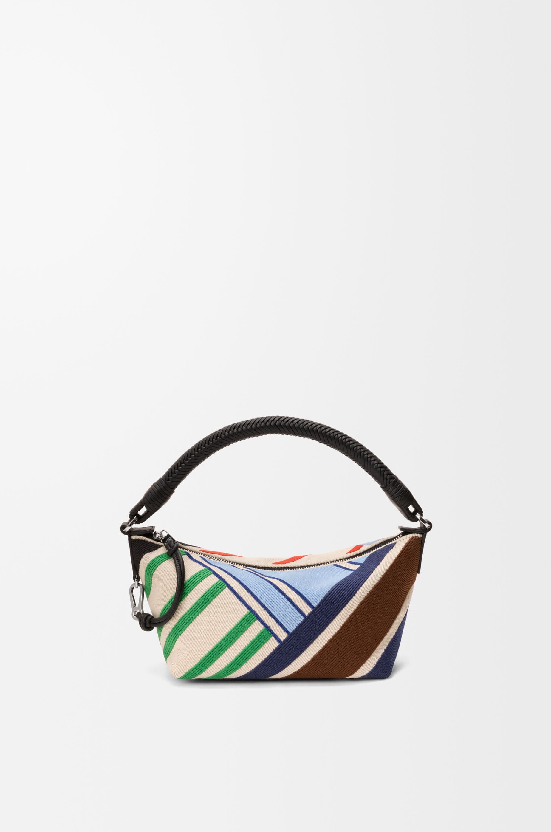 Cala mini bag in embroidered canvas and calfskin — A120HPLX05-2423