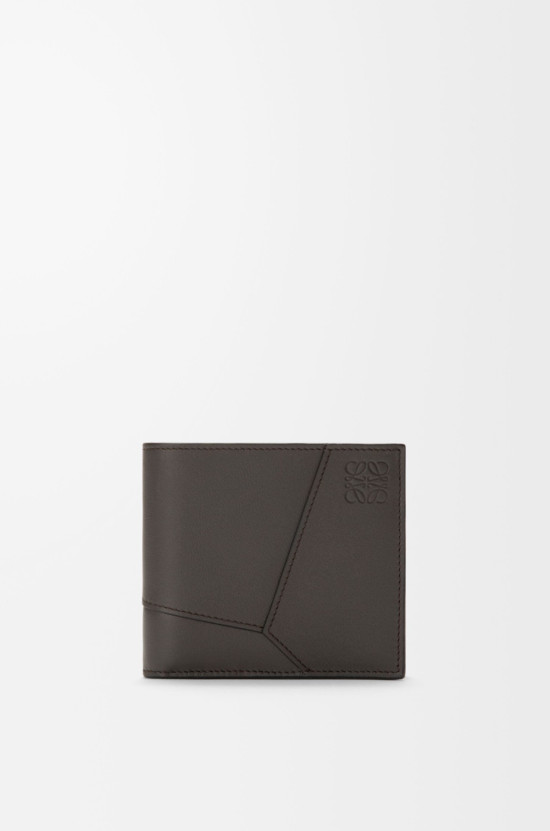 Puzzle bifold wallet in classic calfskin — C510302X16-1220