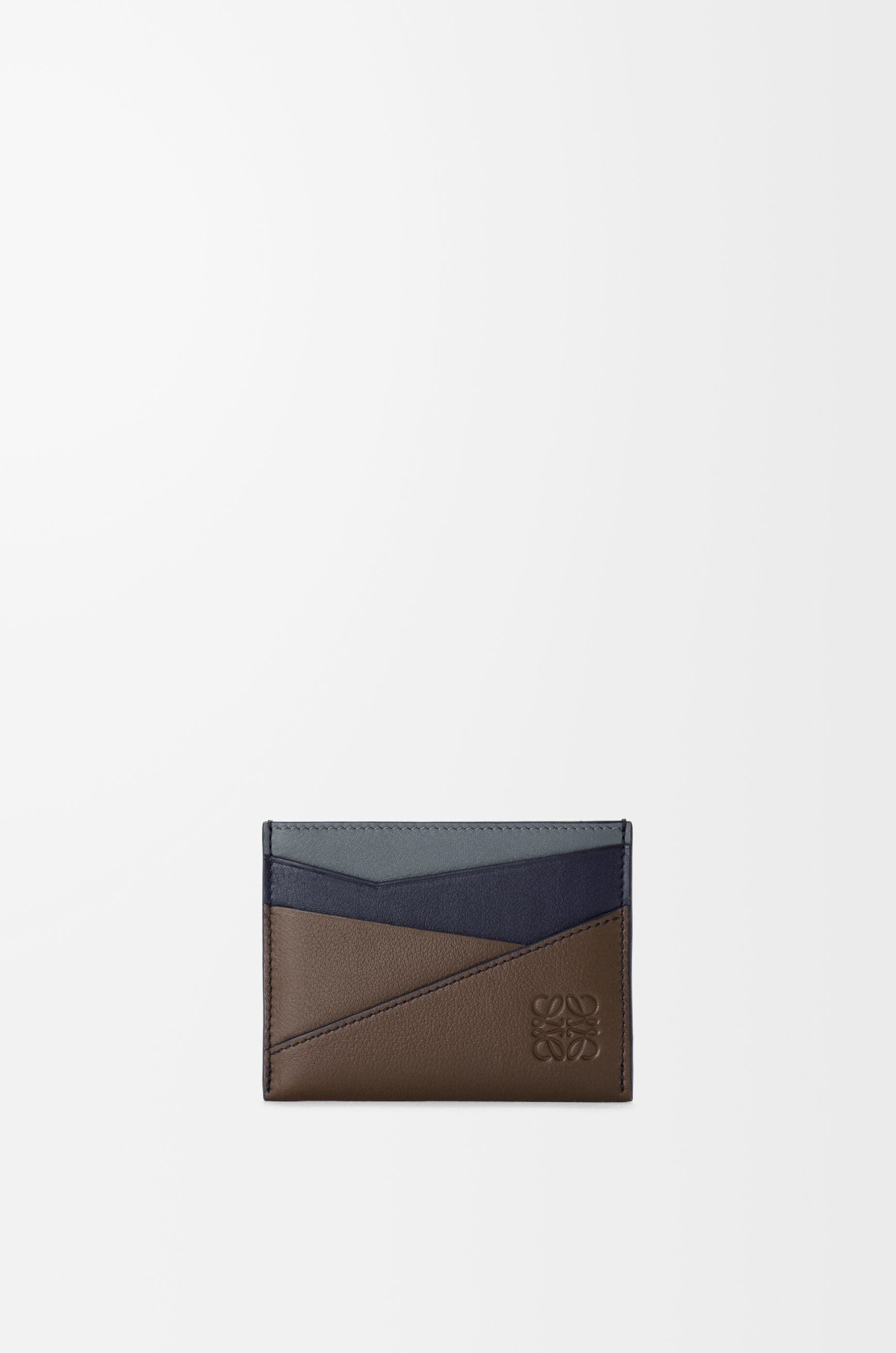 Puzzle plain cardholder in classic calfskin — C510Q77X05-0623