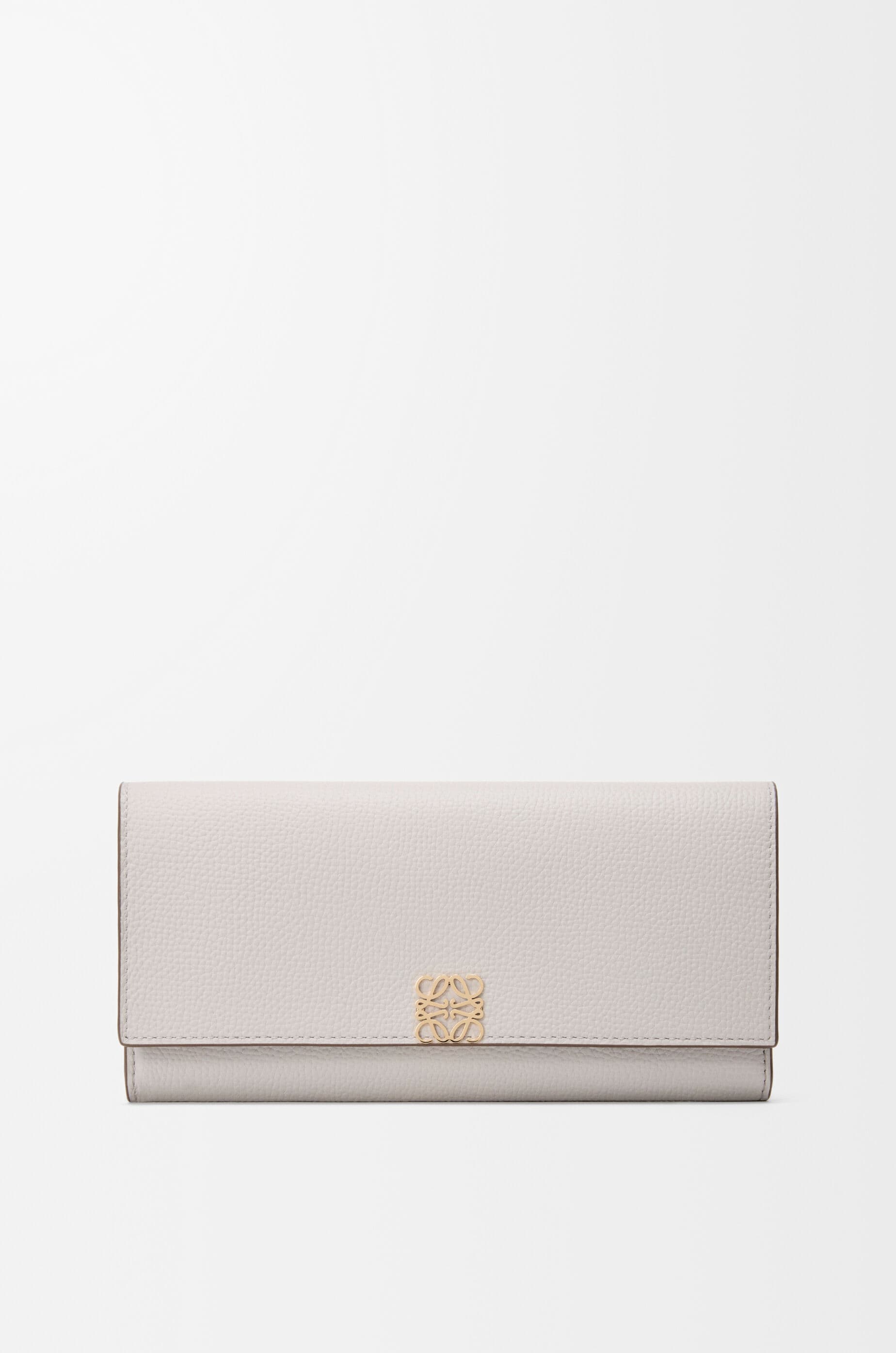 Anagram continental wallet in pebble grained calfskin — C821ACWX07-8389