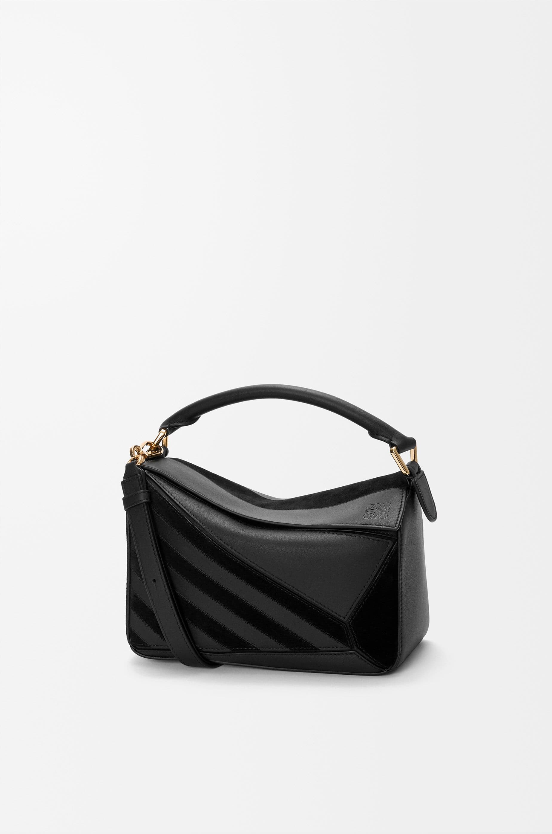 Small Puzzle bag in classic calfskin and suede — A510S21XCF-1100