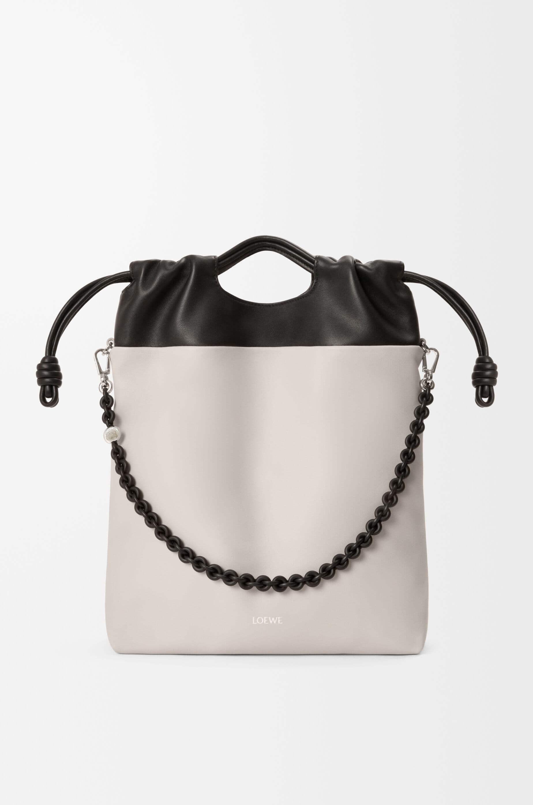 Flamenco purse tote in mellow nappa lambskin — A411FIOX04-0148