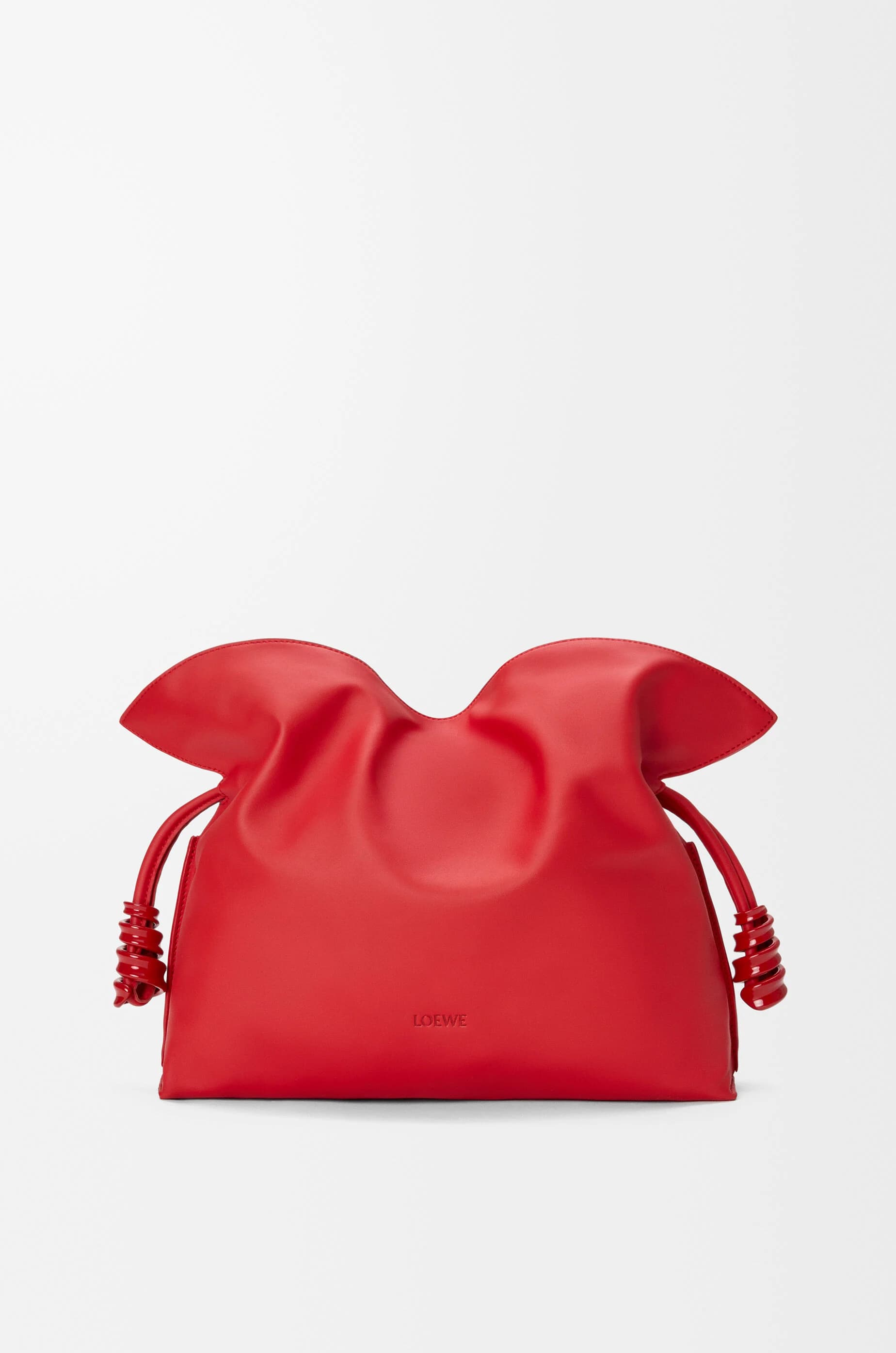 Medium Coil Flamenco clutch in nappa calfskin — A411FC1XEQ-7120