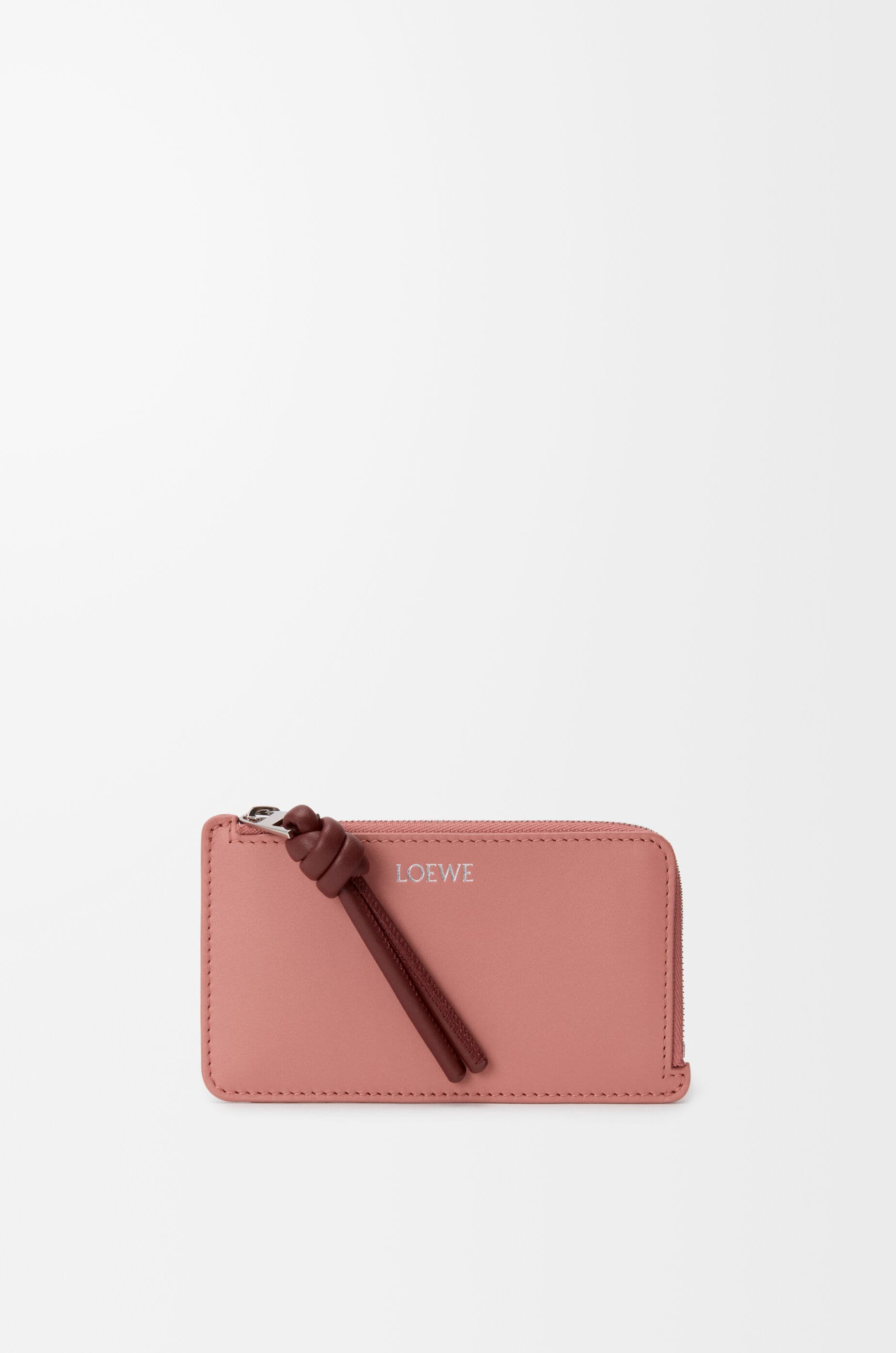 Knot coin cardholder in shiny nappa calfskin — CEM1Z40X02-0061
