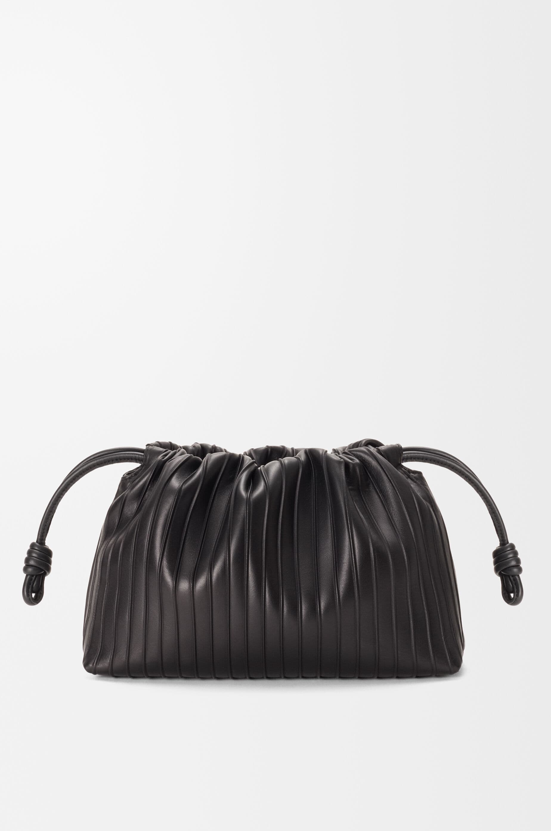 Medium Flamenco Pleats purse in nappa lambskin — A411FCRXBL-1100