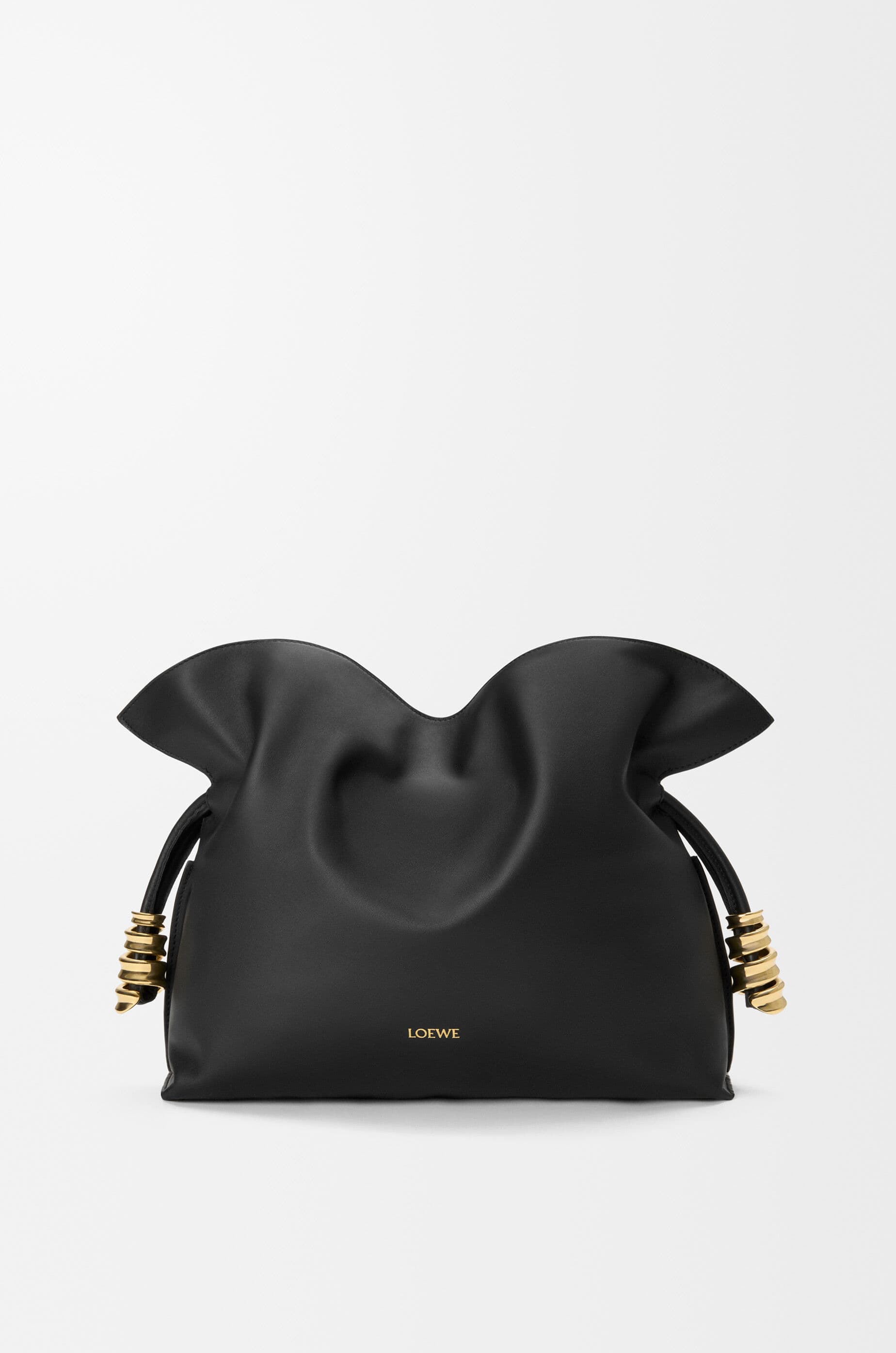 Medium Coil Flamenco clutch in nappa calfskin — A411FC1XEJ-1100