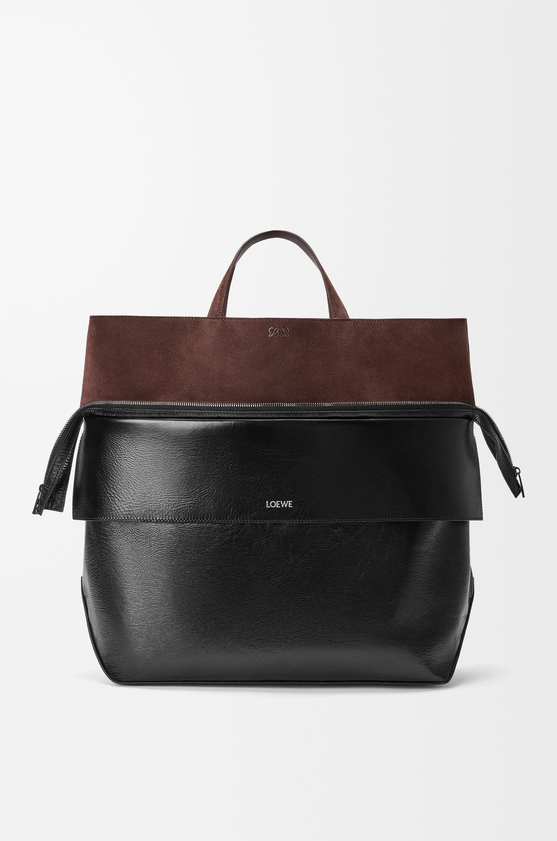 Large Switch tote in paper calf and suede — B143BEXX01-0134
