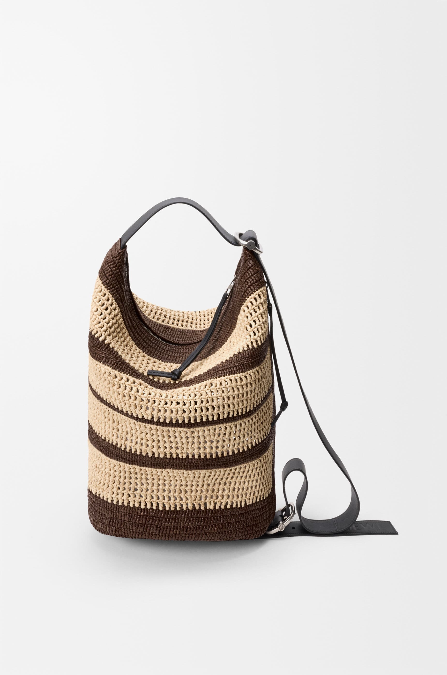 Loop bucket in raffia — BB22LBMX04-9587