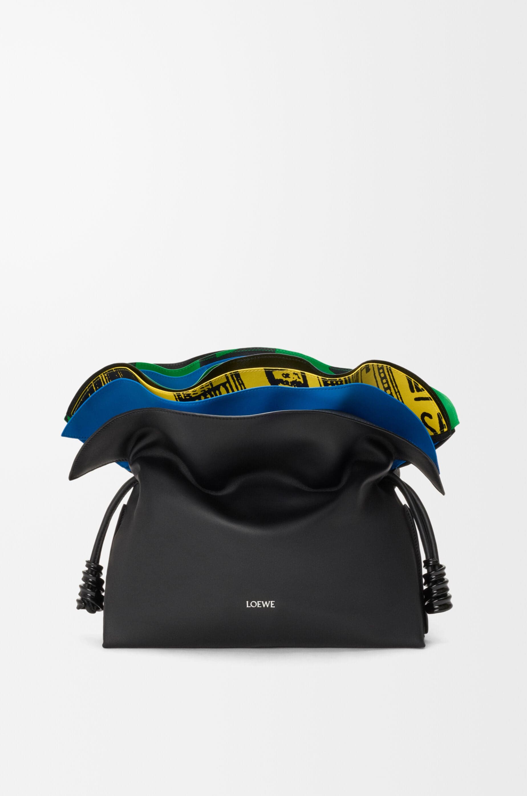 Medium Millefeuille Flamenco clutch in nappa calfskin — A411FC1XEW-1100