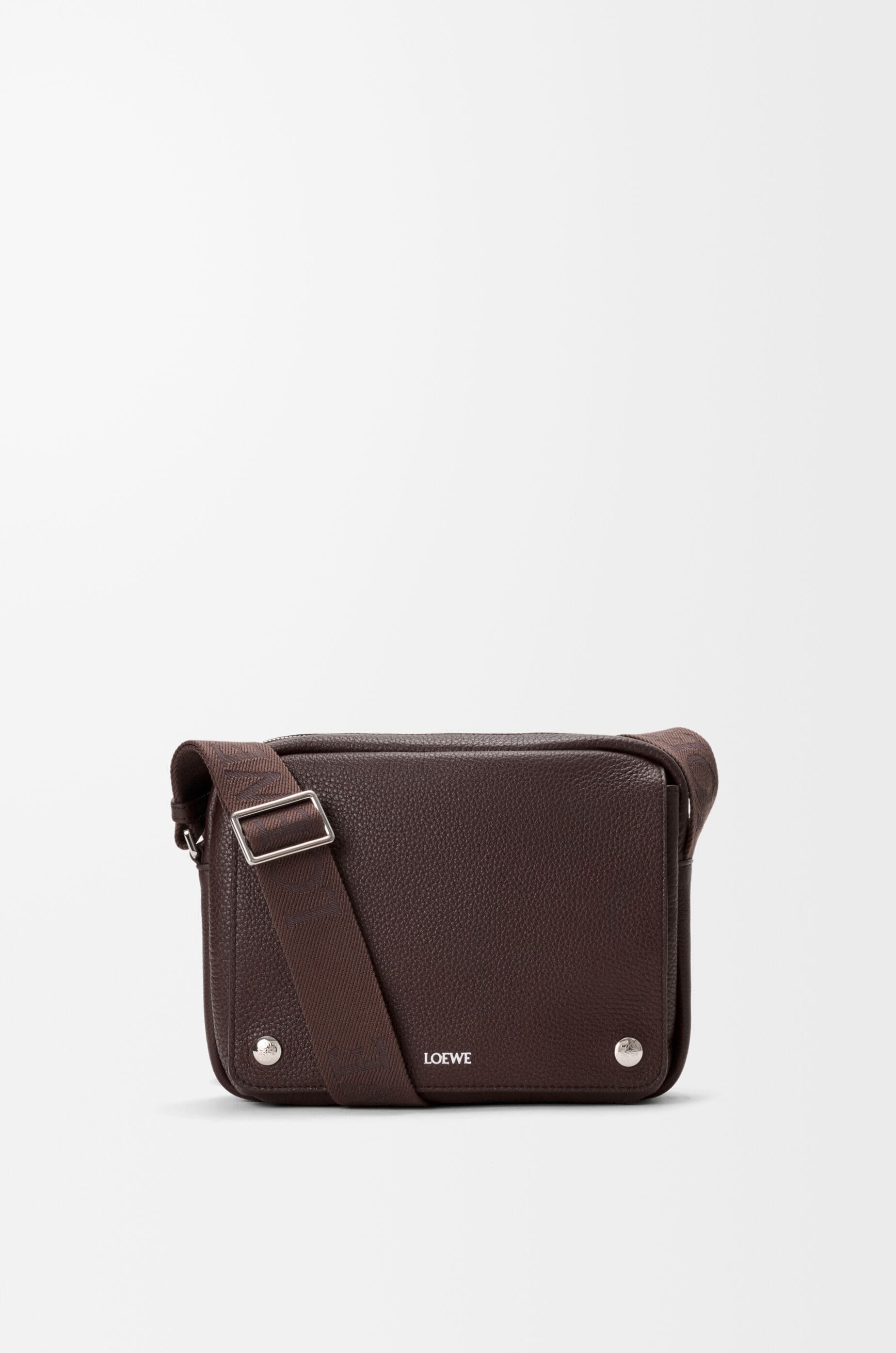 Medium Pebble messenger bag in supple grained calfskin — BANBA73X08-3606