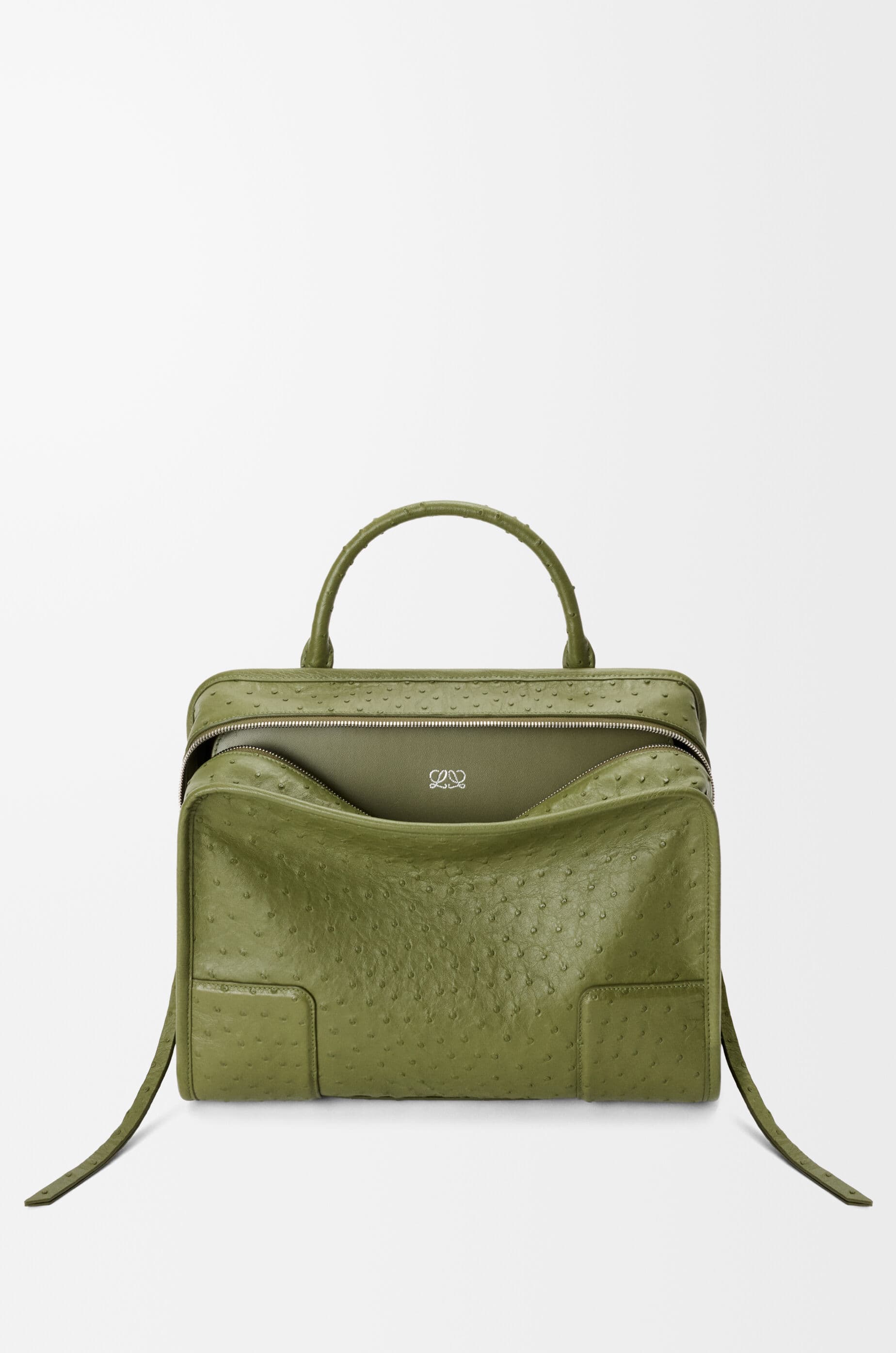 Large Amazona 180 bag in ostrich — A039ASRX11-4260