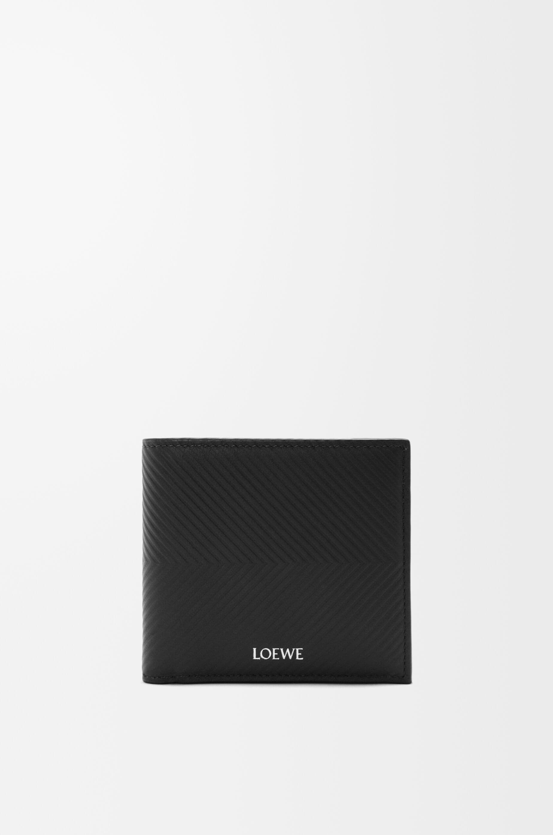 Bifold coin wallet in textured classic calfskin — C779501X01-1100