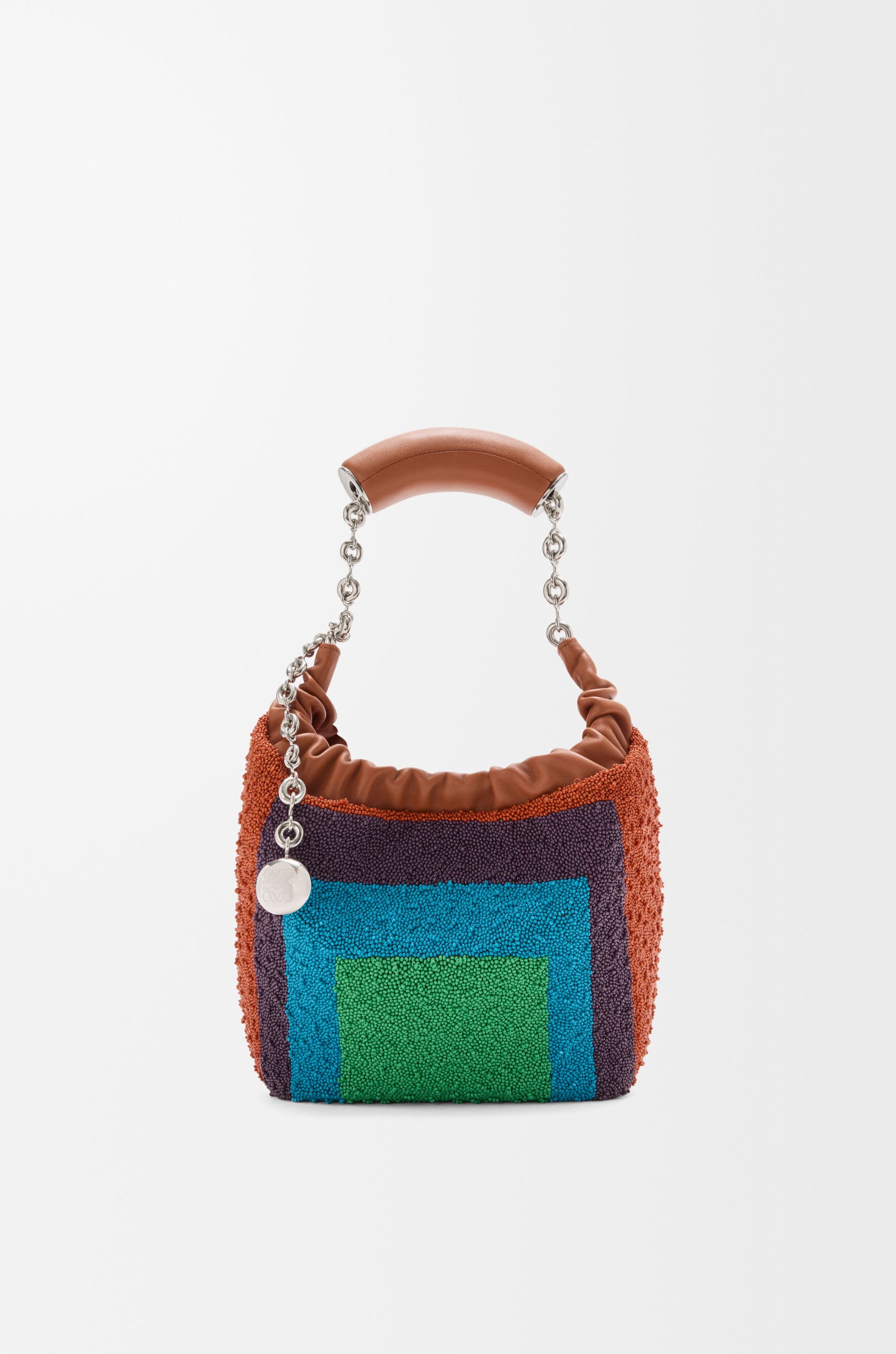 Mini Squeeze bag in beaded leather — A567SQMX50-0143