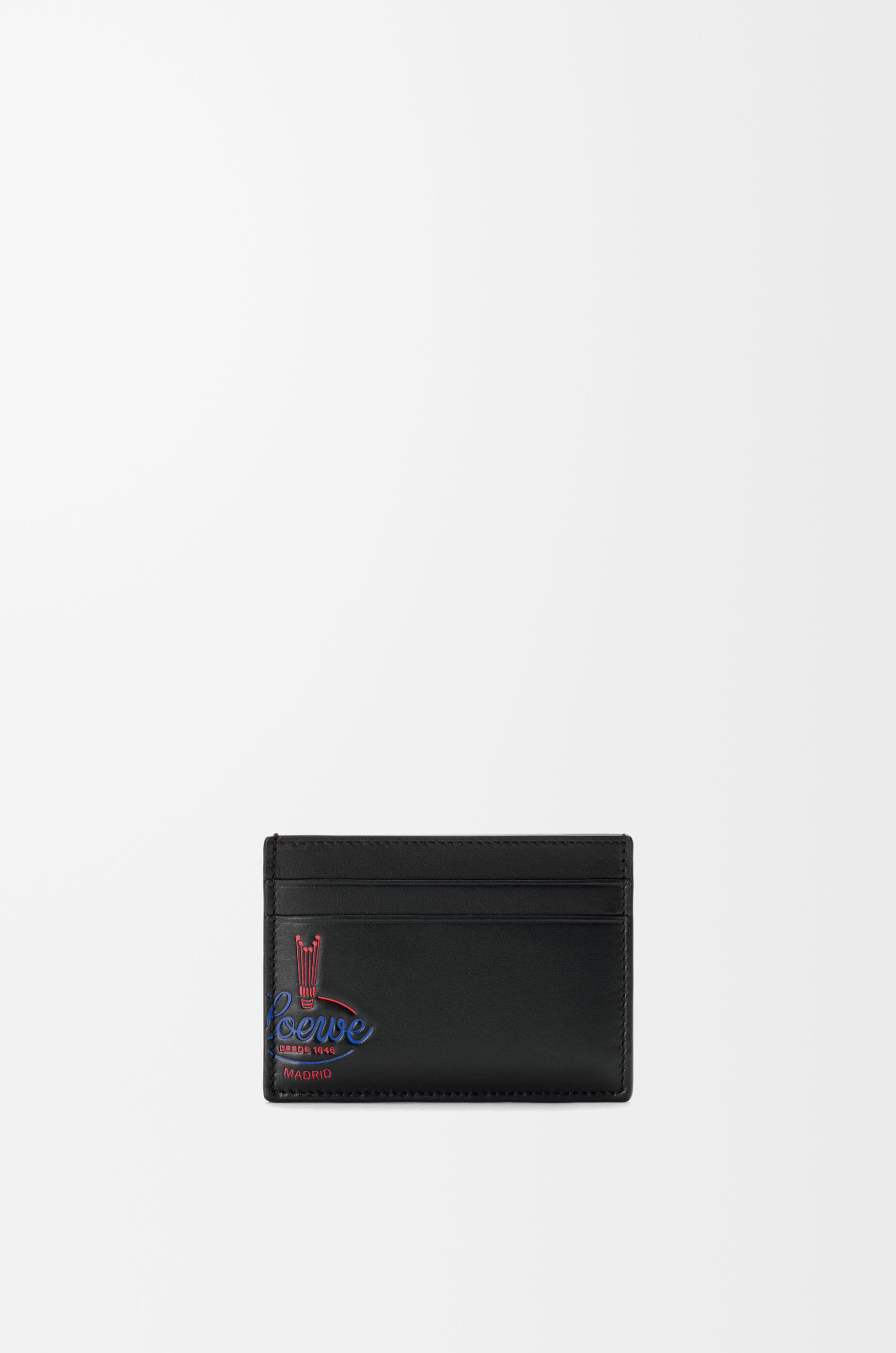 Plain cardholder in shiny calfskin — C643322X65-1100