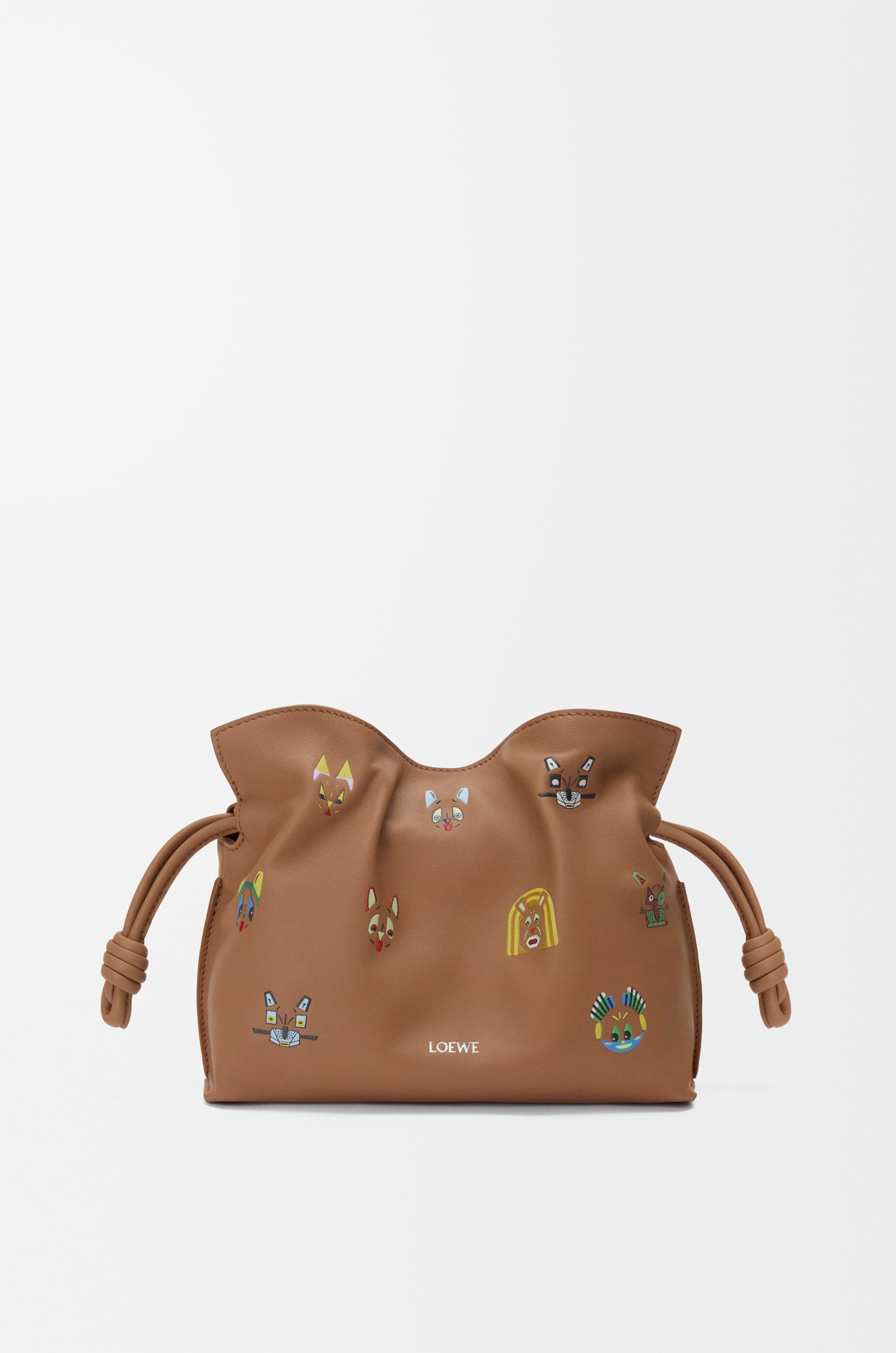 Cats mini Flamenco clutch in nappa calfskin — A411FC2XAC-9579