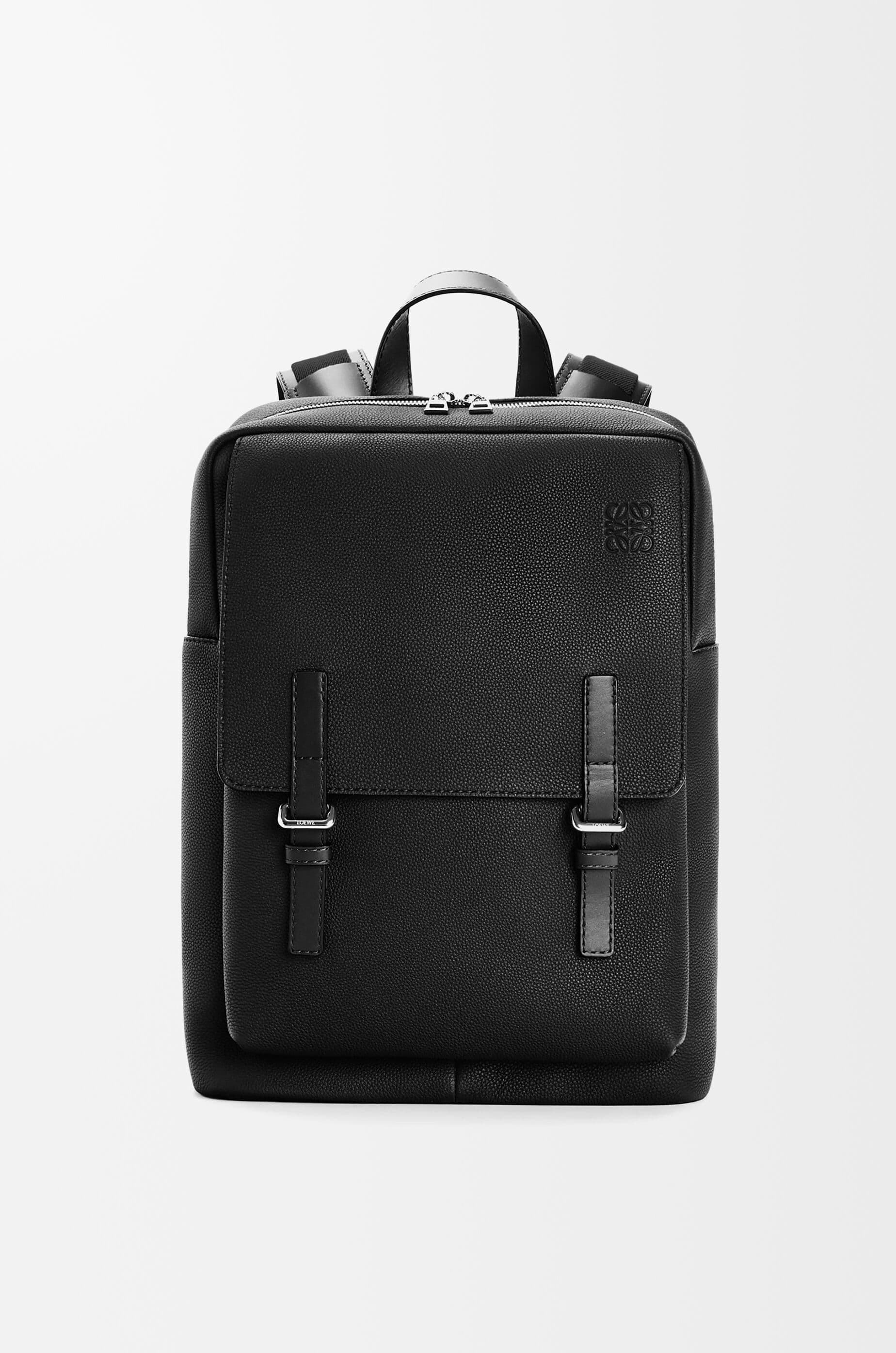 Military backpack in soft grained calfskin — B553J18X04-1100