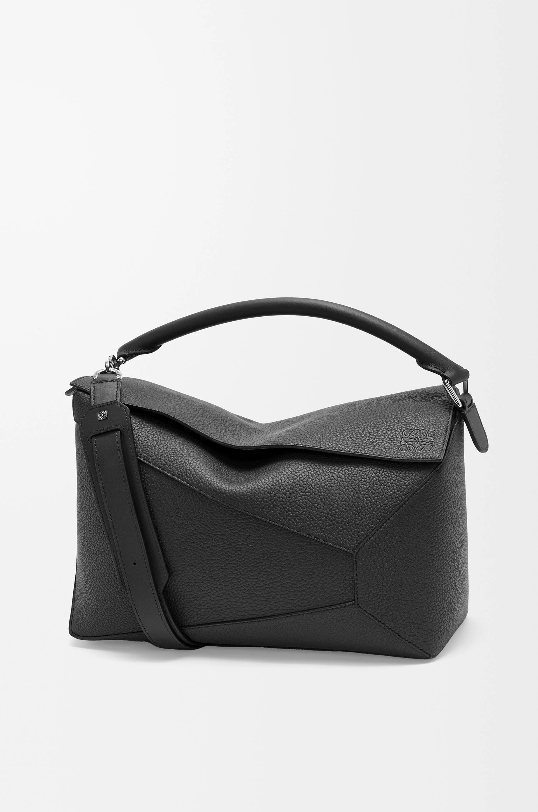 Large Puzzle Edge bag in grained calfskin — B510P00X05-1100