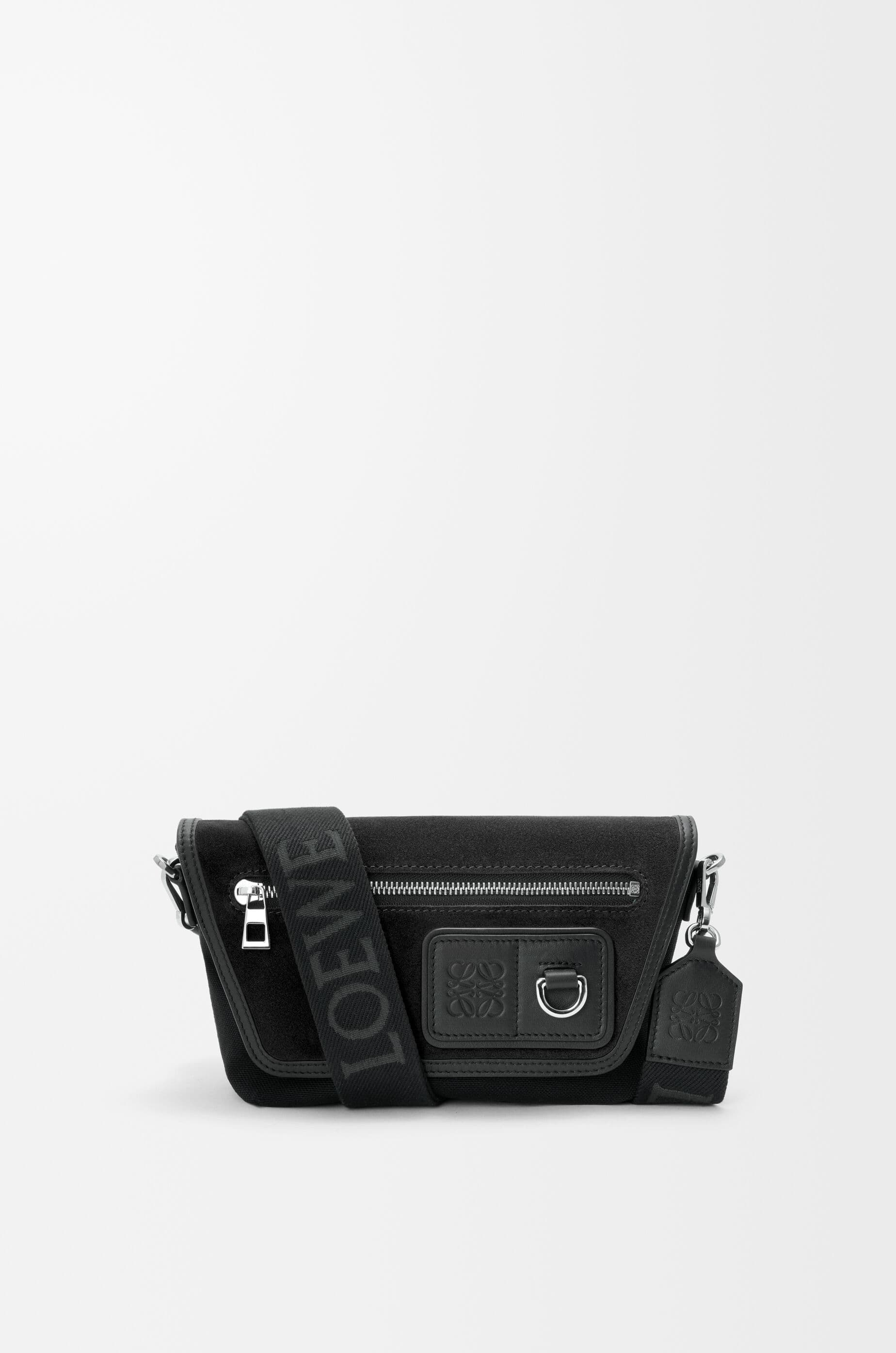 Mini Flex messenger in canvas and suede — CFLXPKPX01-1100