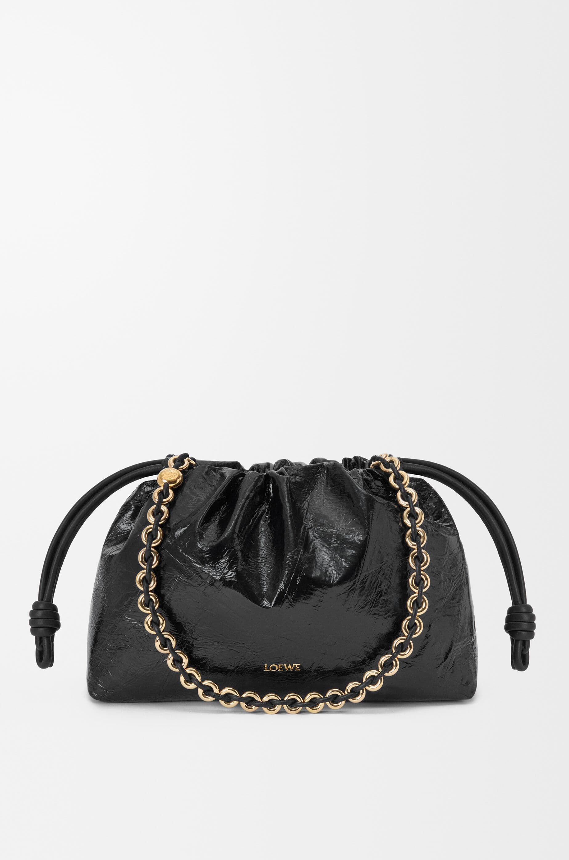 Medium Flamenco purse in hagfish — A411FCRXAO-1100