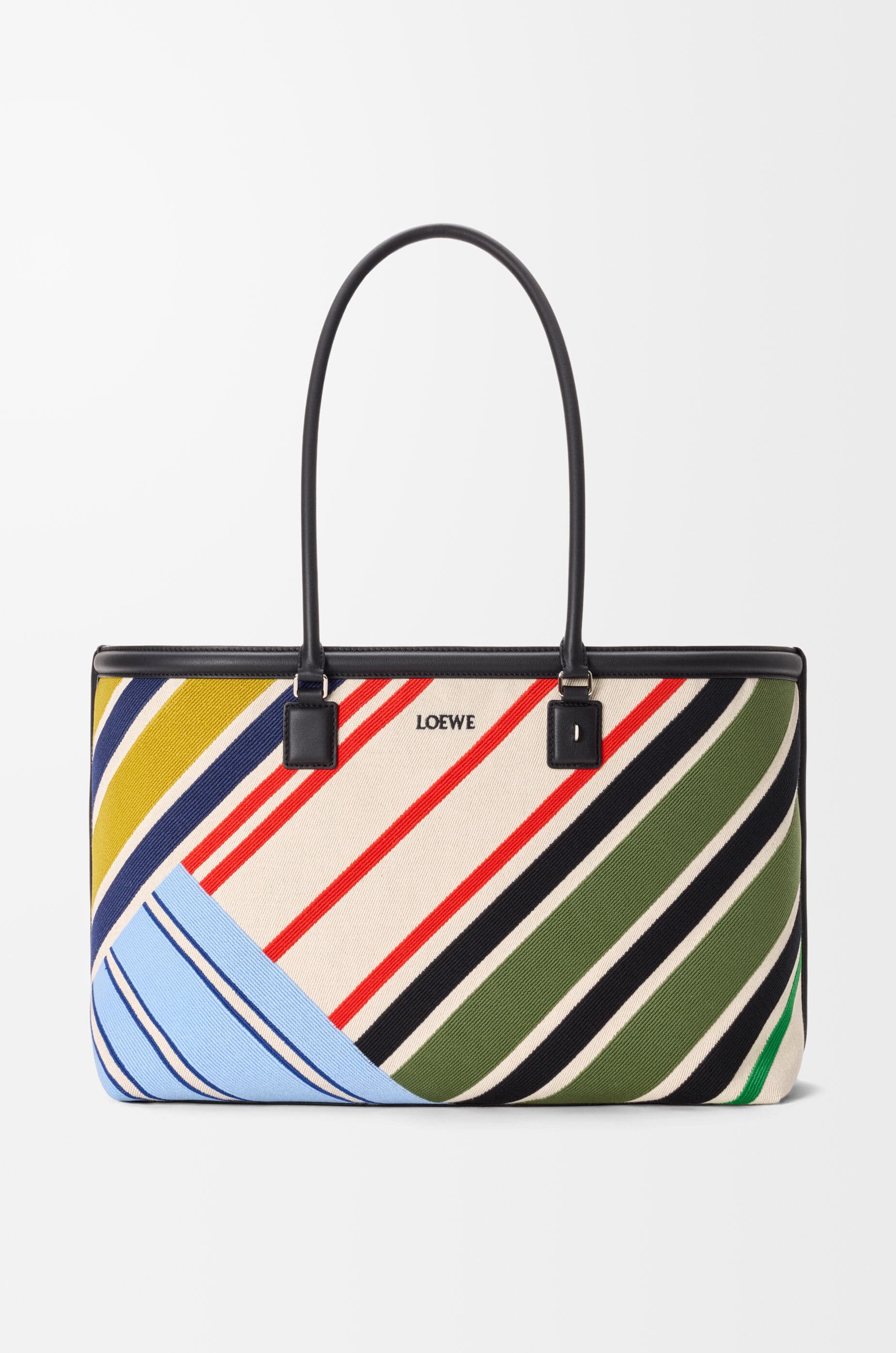 Large Verano tote in embroidered canvas — A039ATMX02-2423