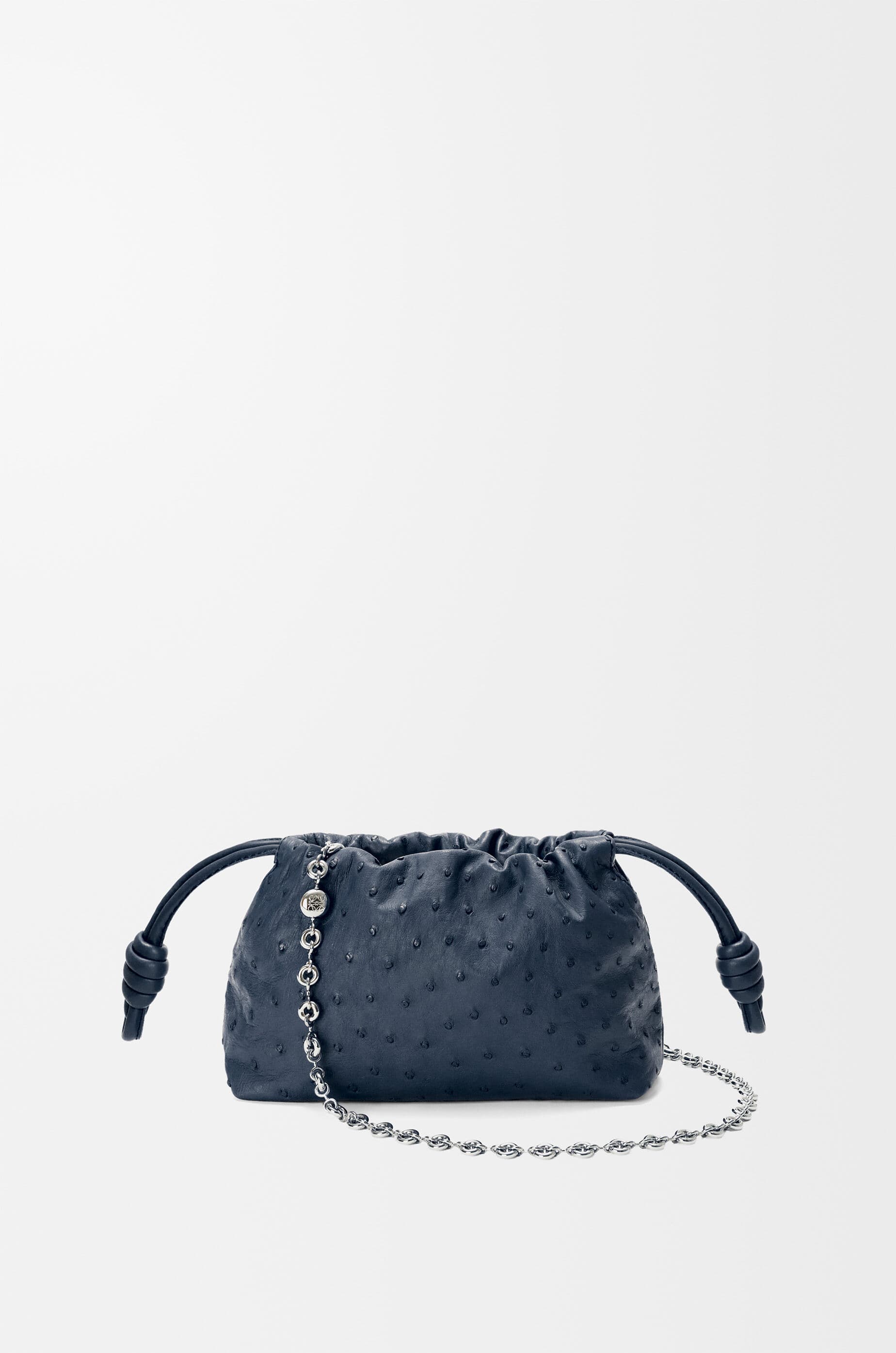 Mini Flamenco purse in ostrich — A411NBPX44-5544