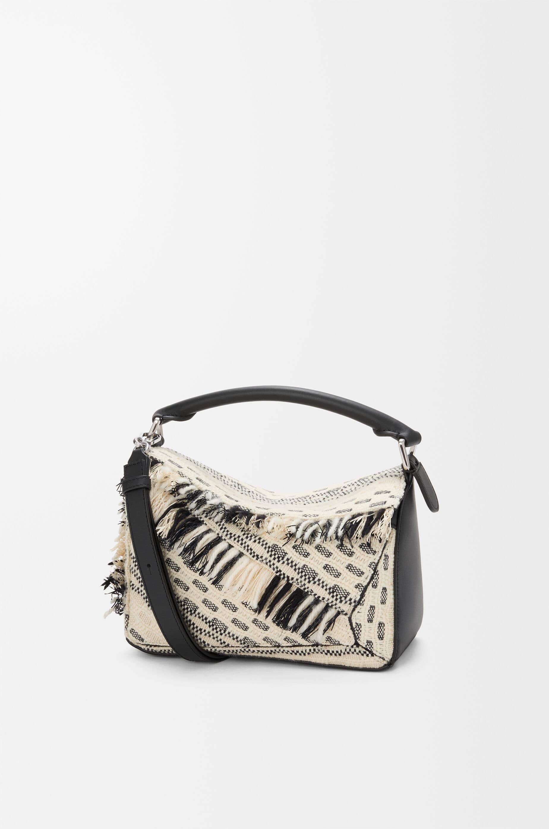 Small Puzzle bag in woven textile — A510S21XCJ-1102