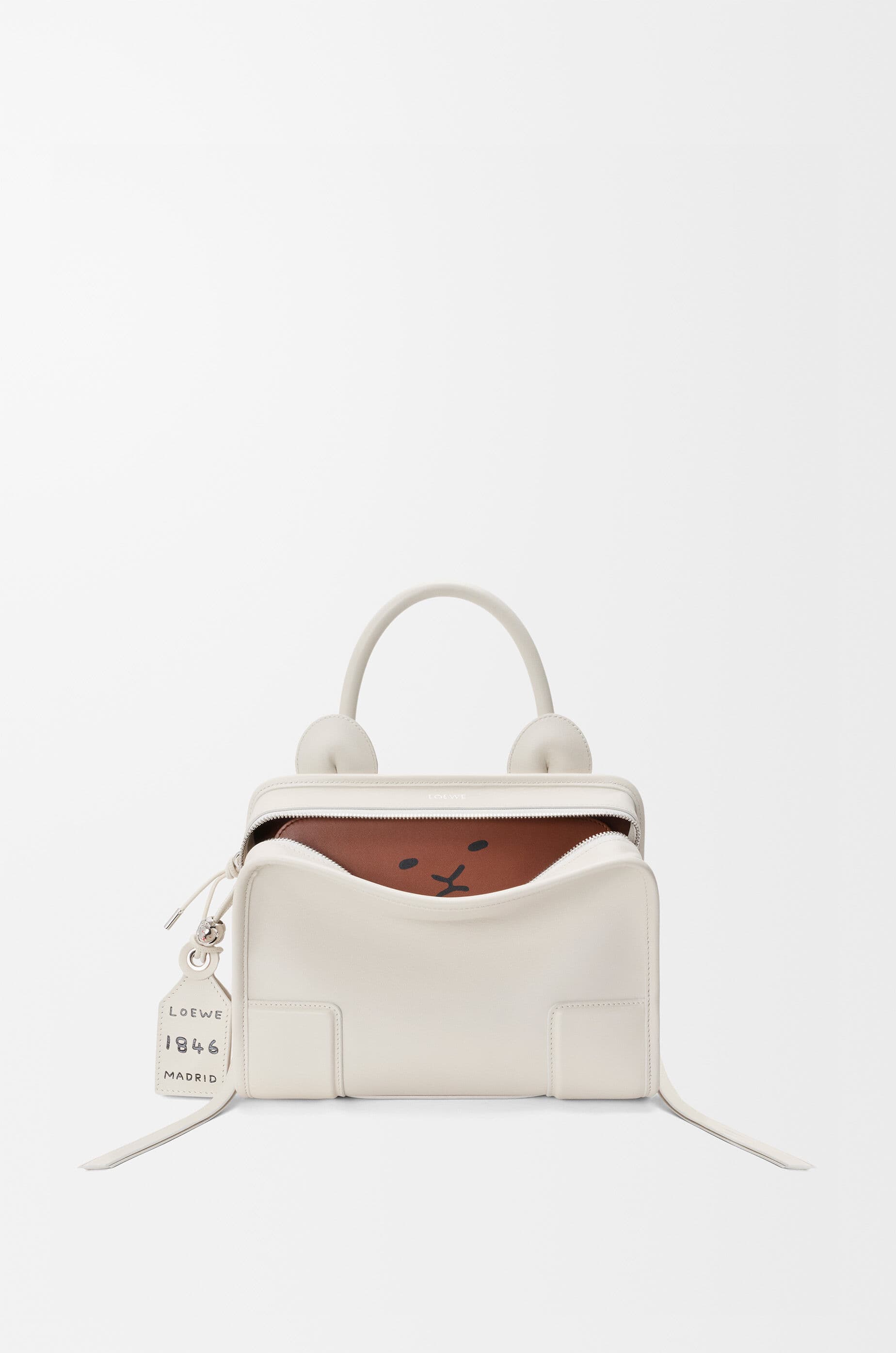 Small Lion Intarsio Amazona 180 bag in calfskin — A039AS0X15-1950