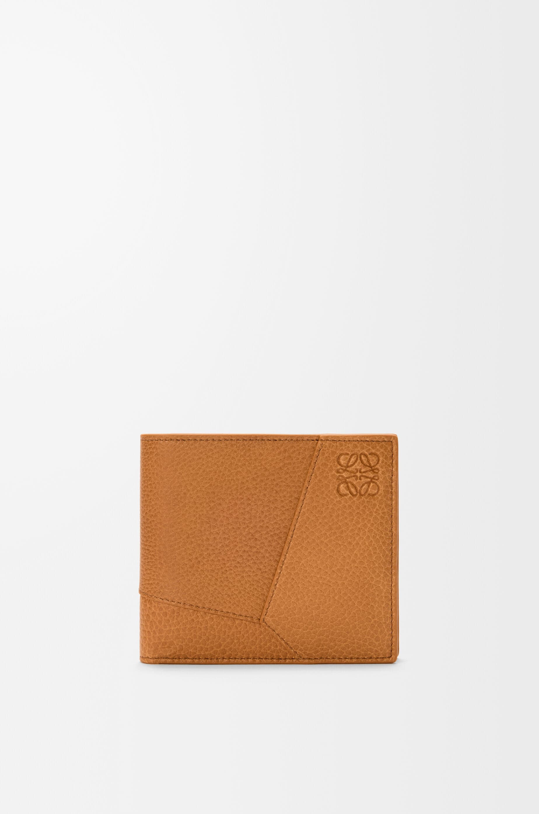 Puzzle bifold coin wallet in supple grained calfskin — C510501X17-6518