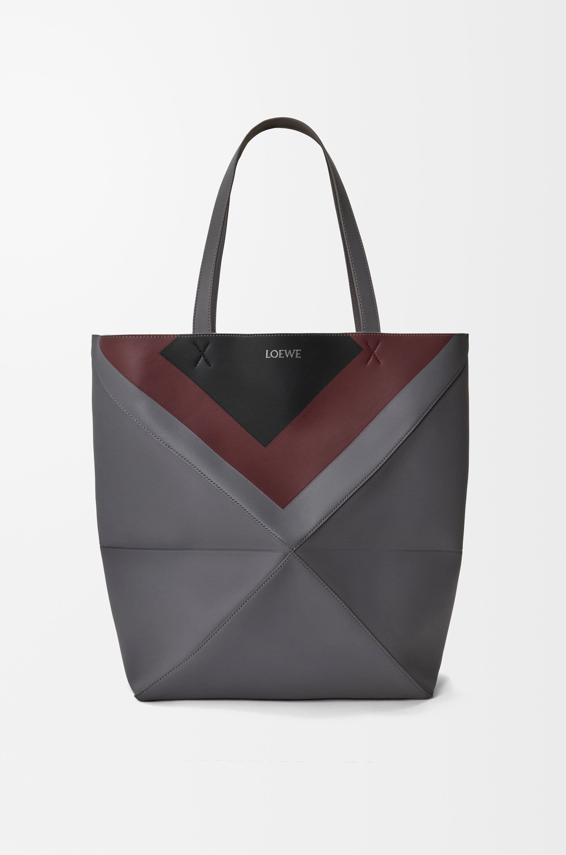 XL Puzzle Fold tote in nappa calfskin — B779Q18X52-0145