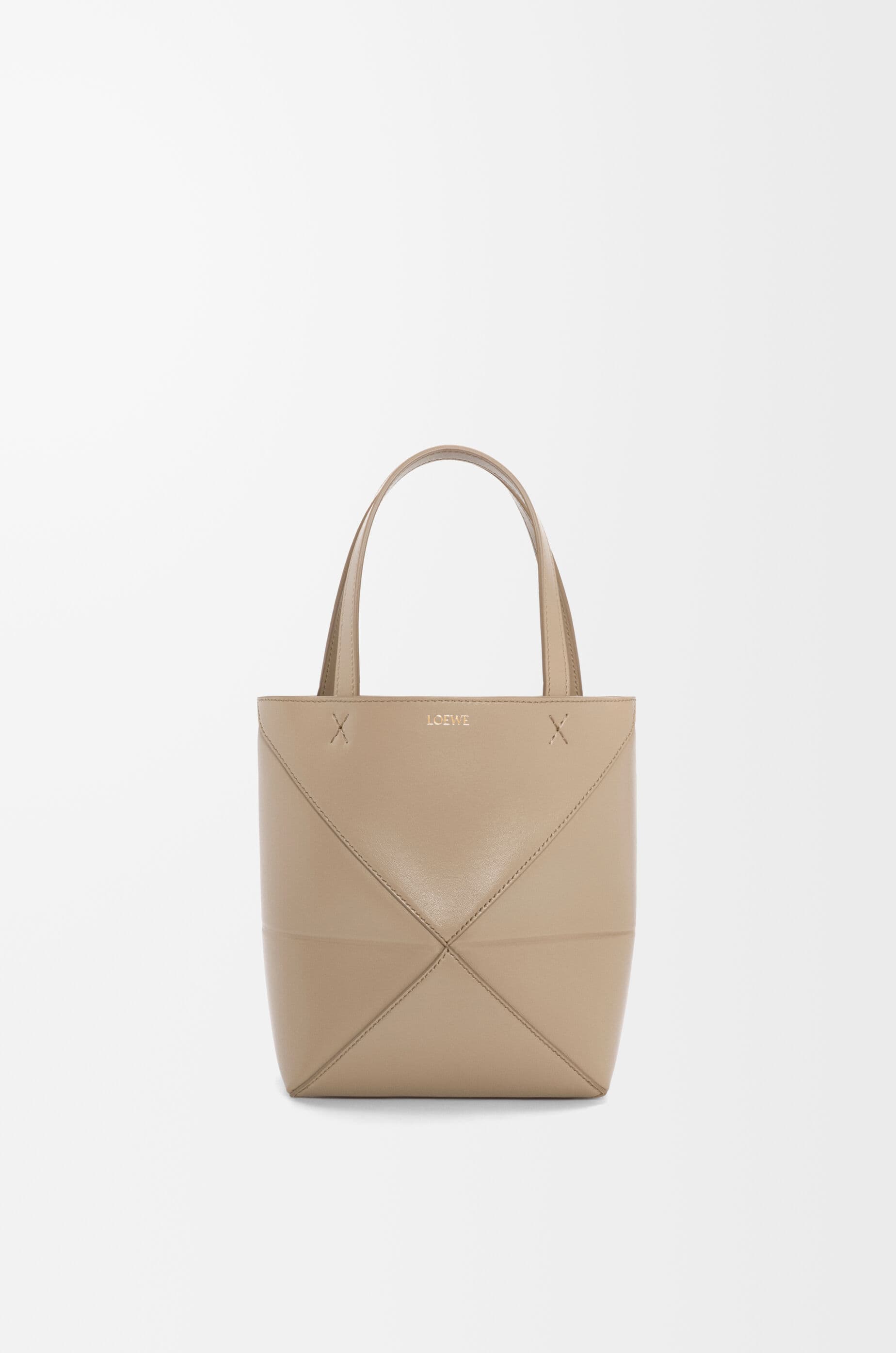 Mini Puzzle Fold tote in shiny calfskin — A657V25X01-2150
