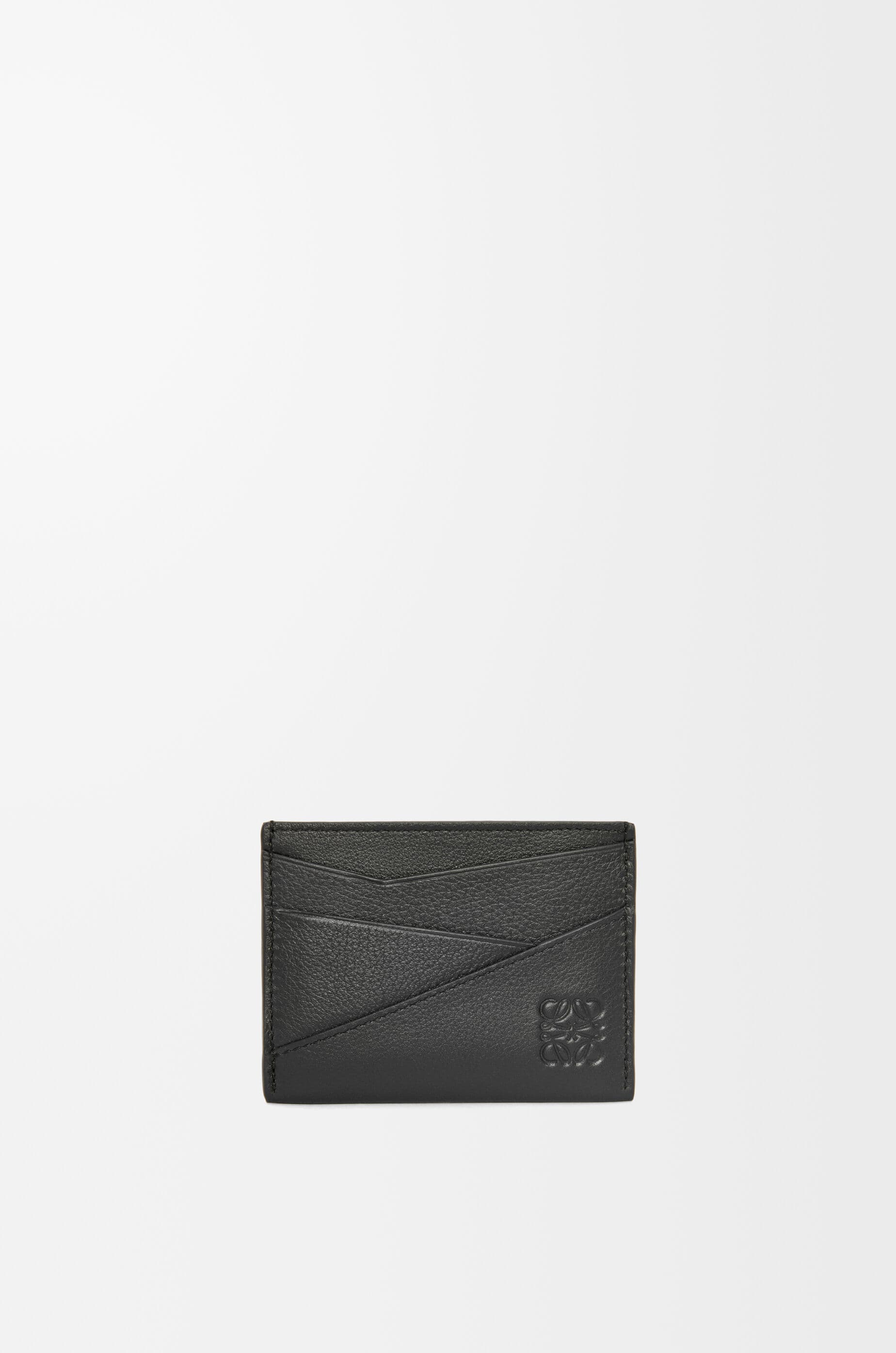 Puzzle plain cardholder in classic calfskin — C510Q77X02-1100