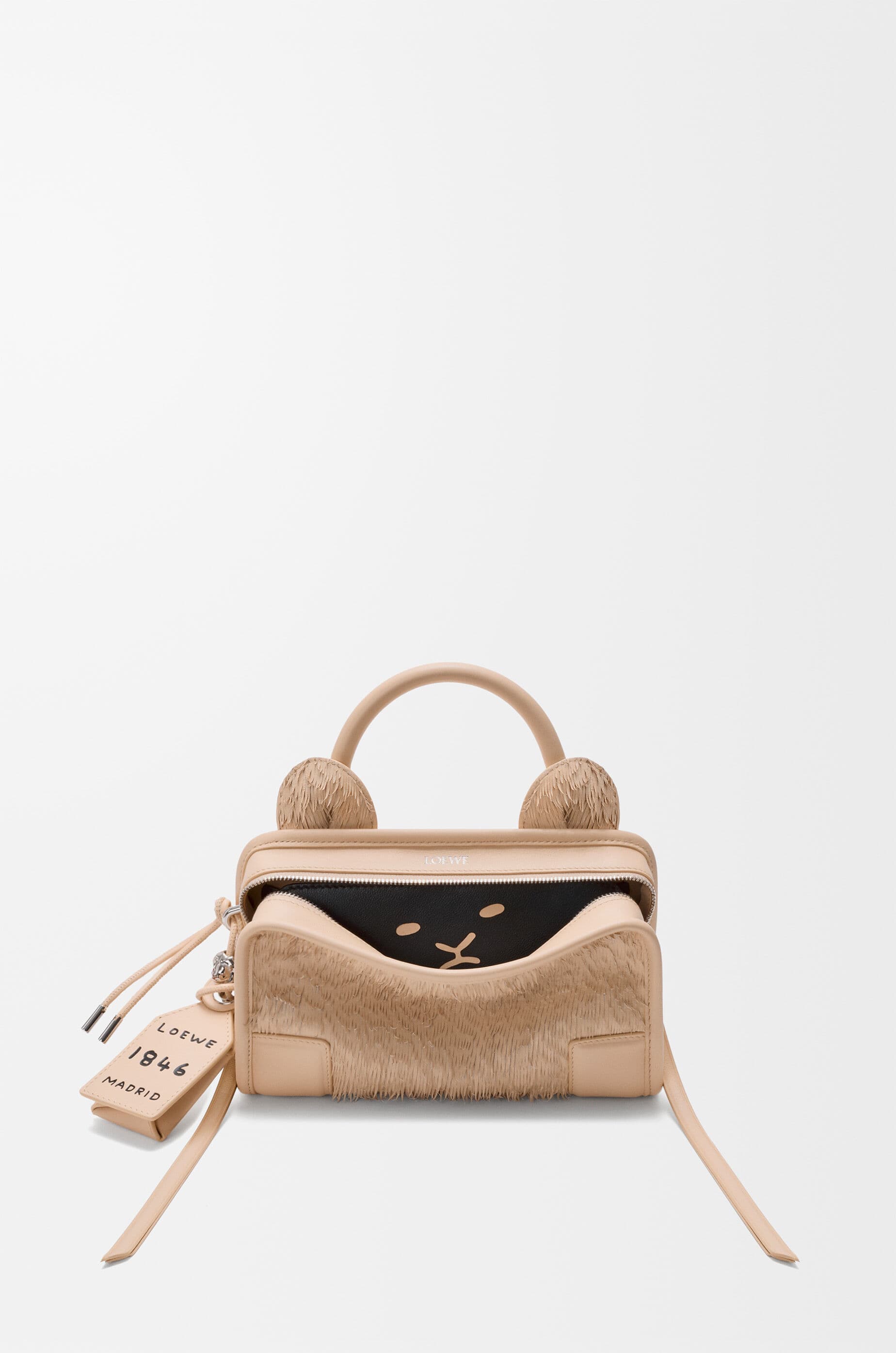 Mini Lion Fringed Cut Amazona 180 bag in nappa lambskin — A039AS4X05-2140