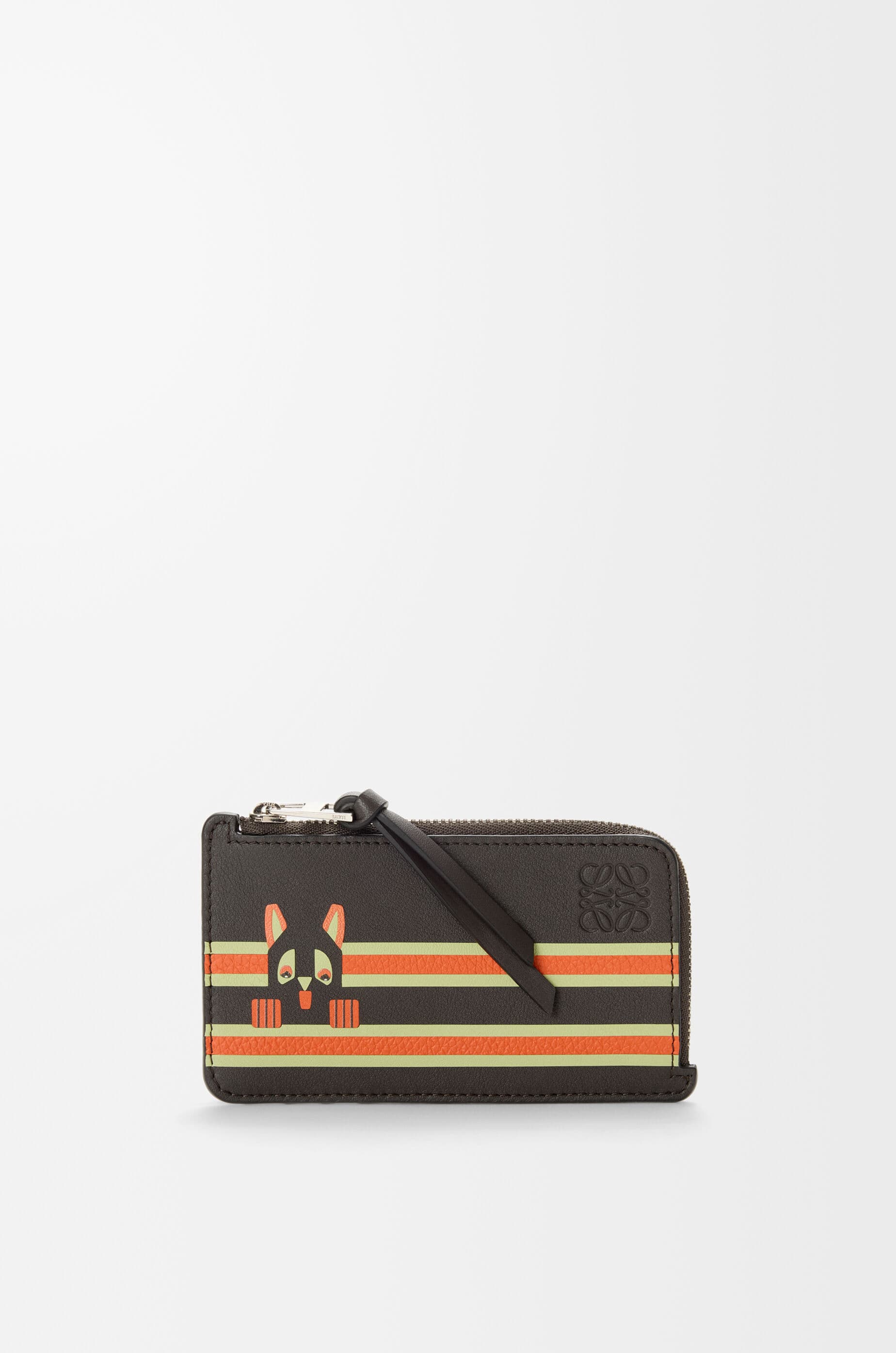 Futurist Cat coin cardholder in classic calfskin — C643Z40XAA-0155