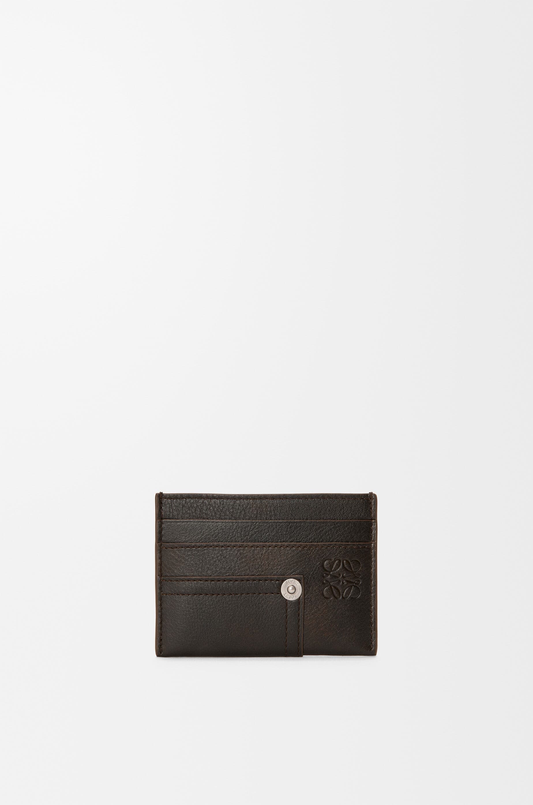 Panta plain cardholder in shiny calfskin — C643322X55-0041