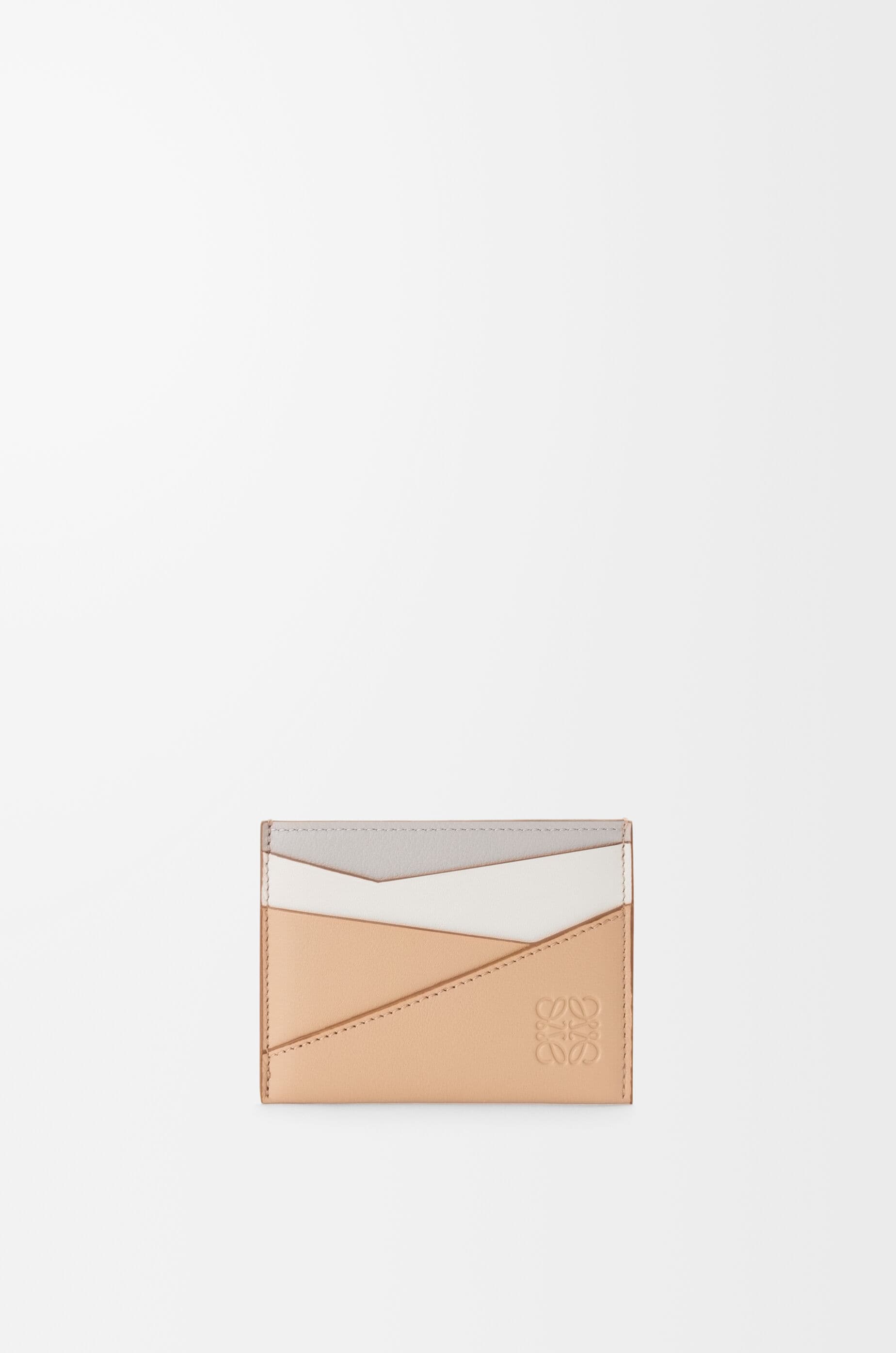 Puzzle plain cardholder in classic calfskin — C510Q77X06-8313