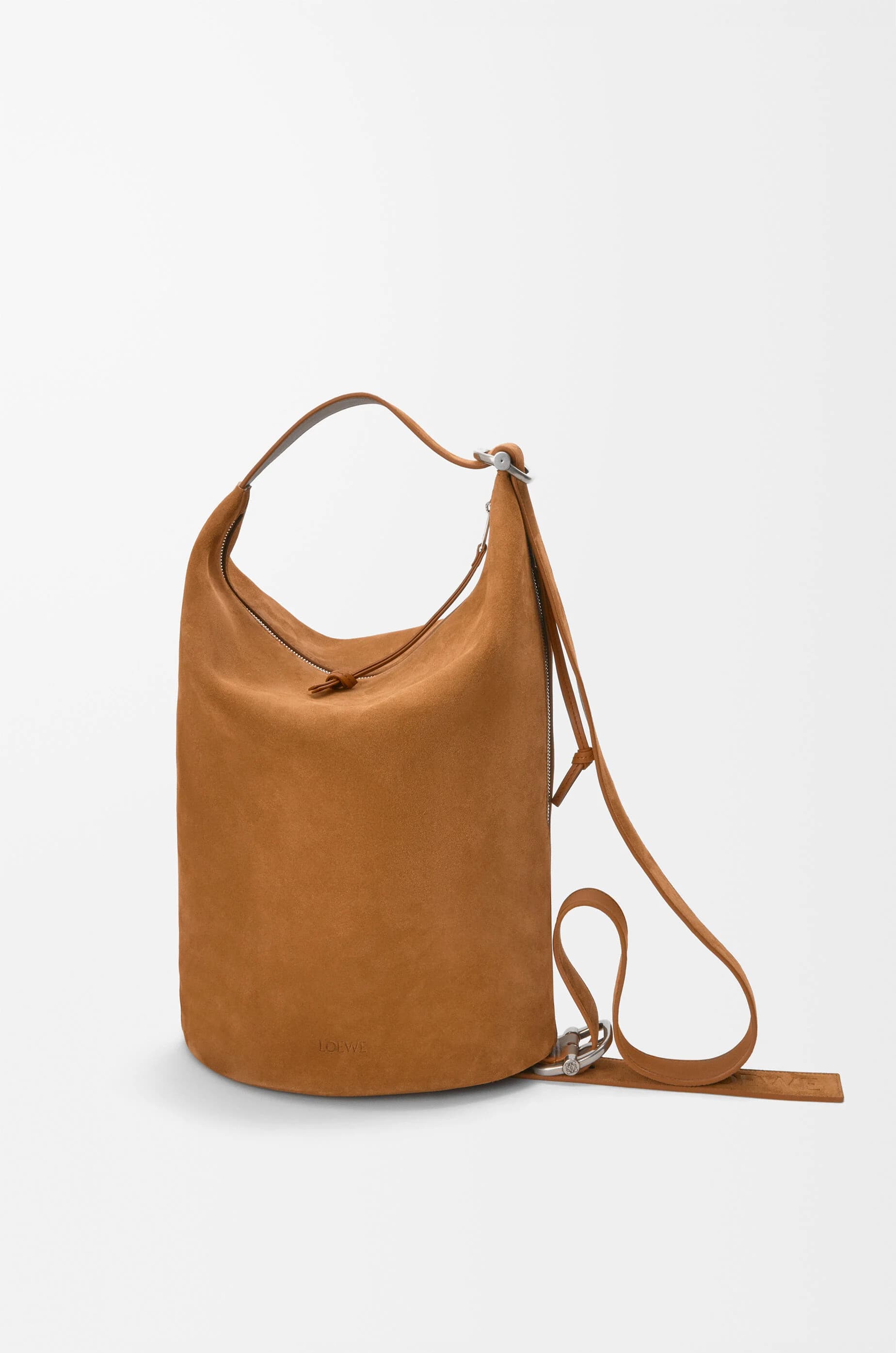 Loop bucket in suede calfskin — BB22LBMX02-3250