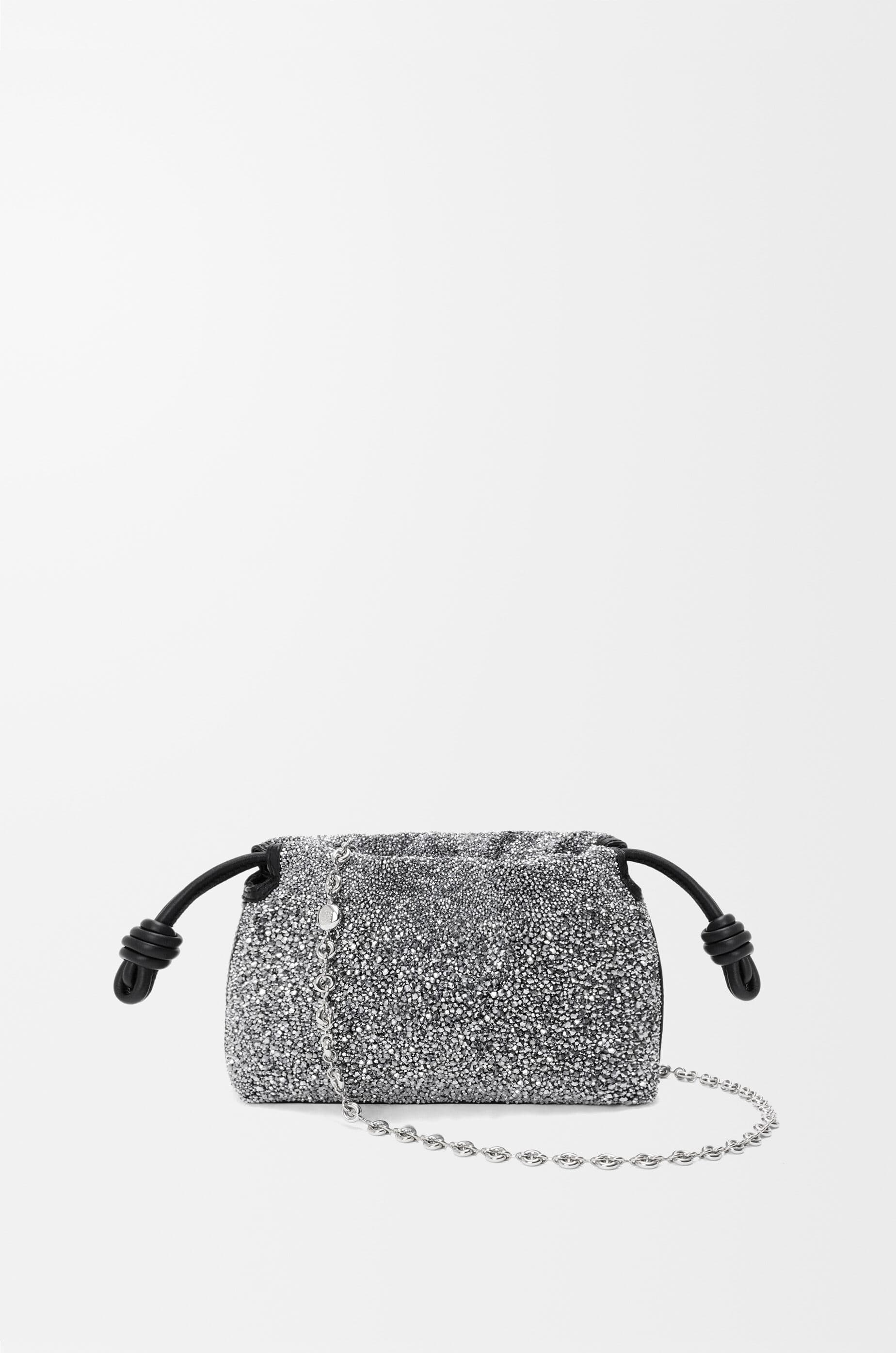 Mini Flamenco purse in beads and nappa lambskin — A411NBPX40-1193