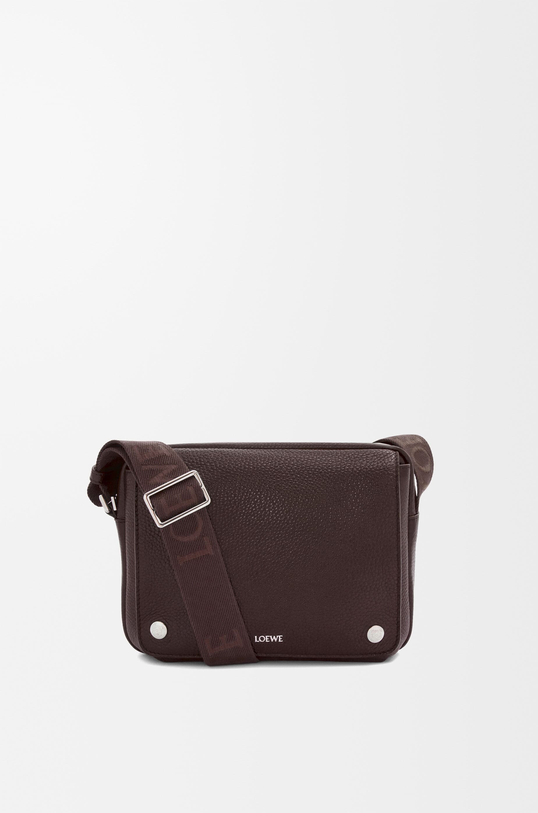 Medium Pebble messenger bag in supple grained calfskin — BANBA73X01-3468