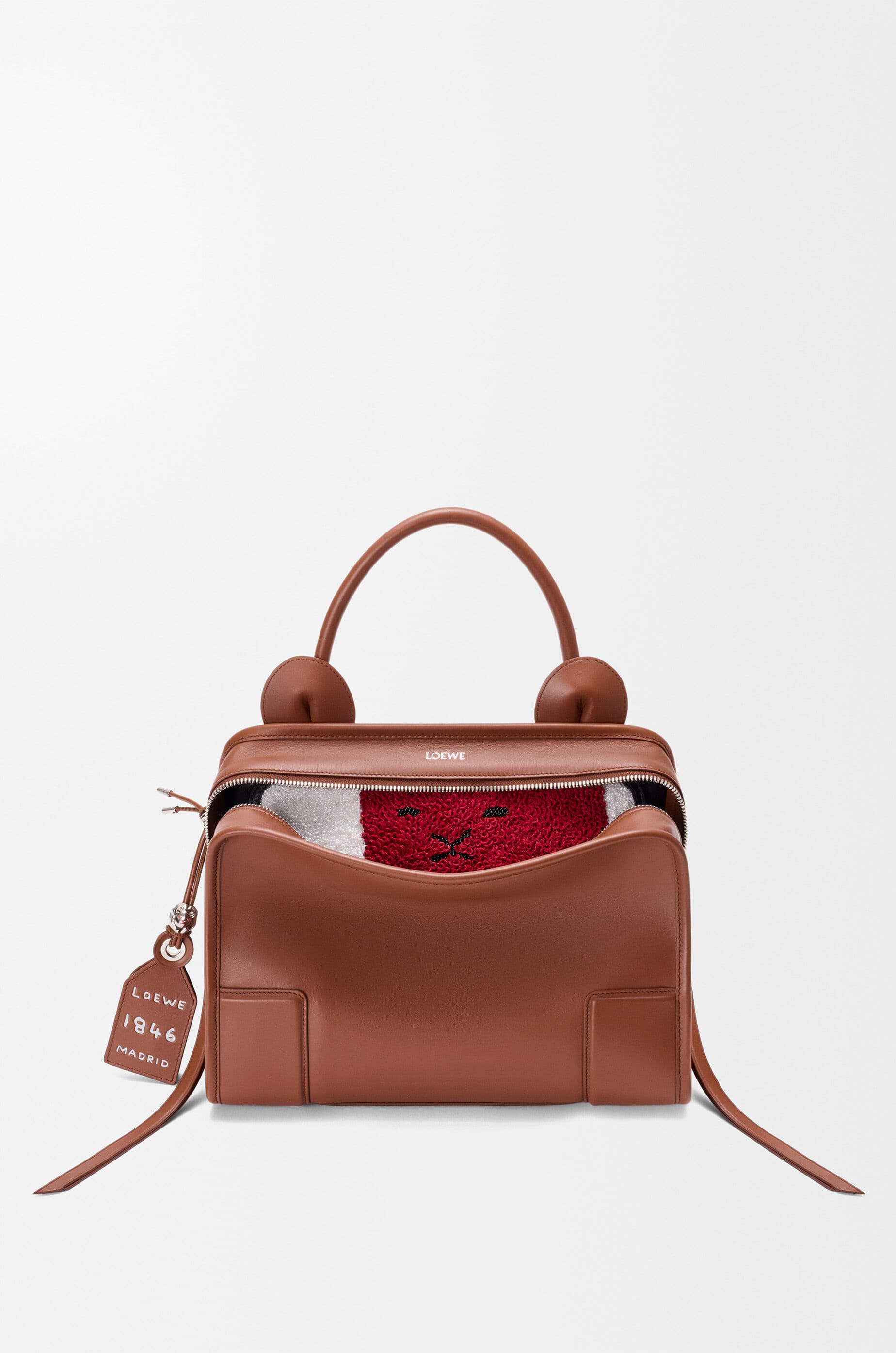 Medium Lion Amazona 180 bag in soft calfskin — A03918MX13-3565