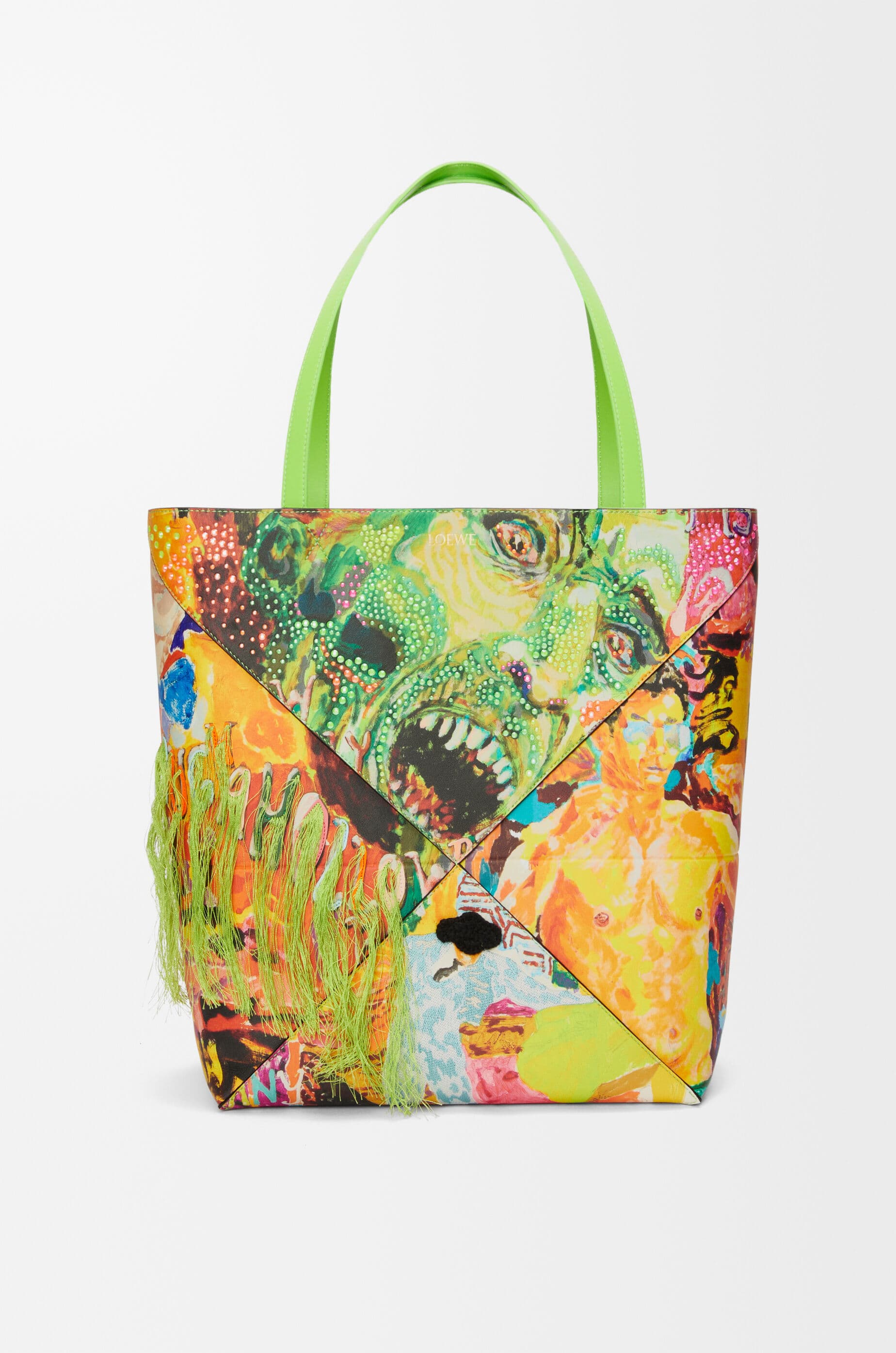 XL Puzzle Fold tote in classic calfskin — B779Q18X29-6661