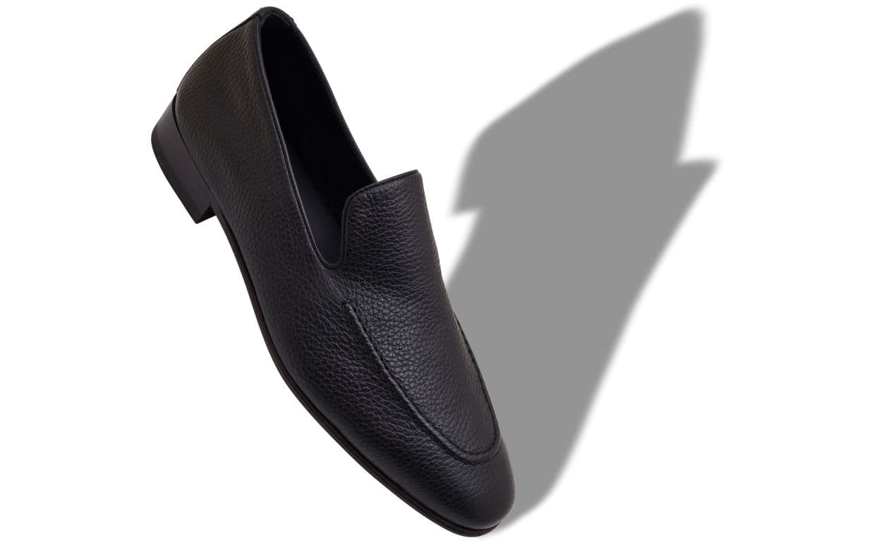 Truro — Black Calf Leather Loafers — 324-2904-0002