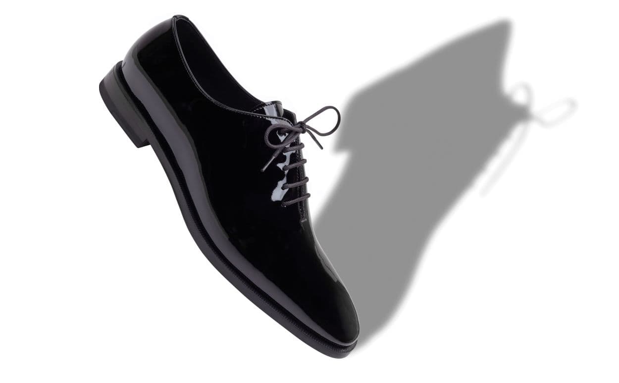 Snowdon — Black Calf Leather Lace-Up Shoes — 123-2433-0001