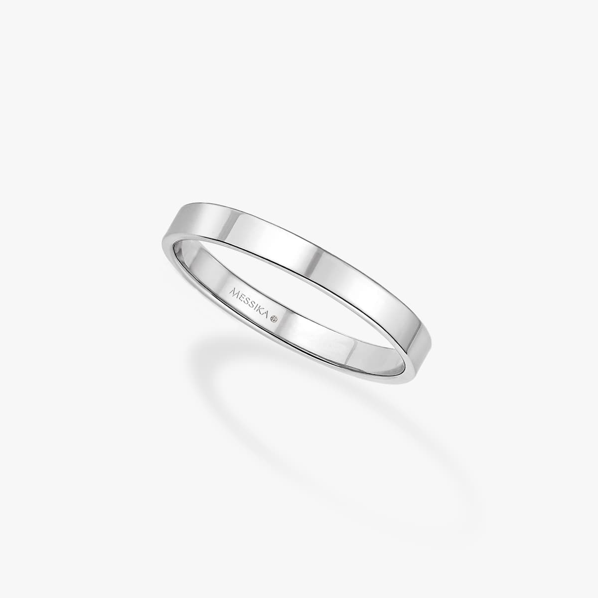 Men Ribbon Wedding Band — 08038-WG
