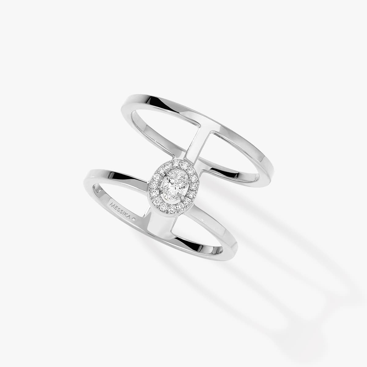 Glam'Azone two-row ring — 06173-WG