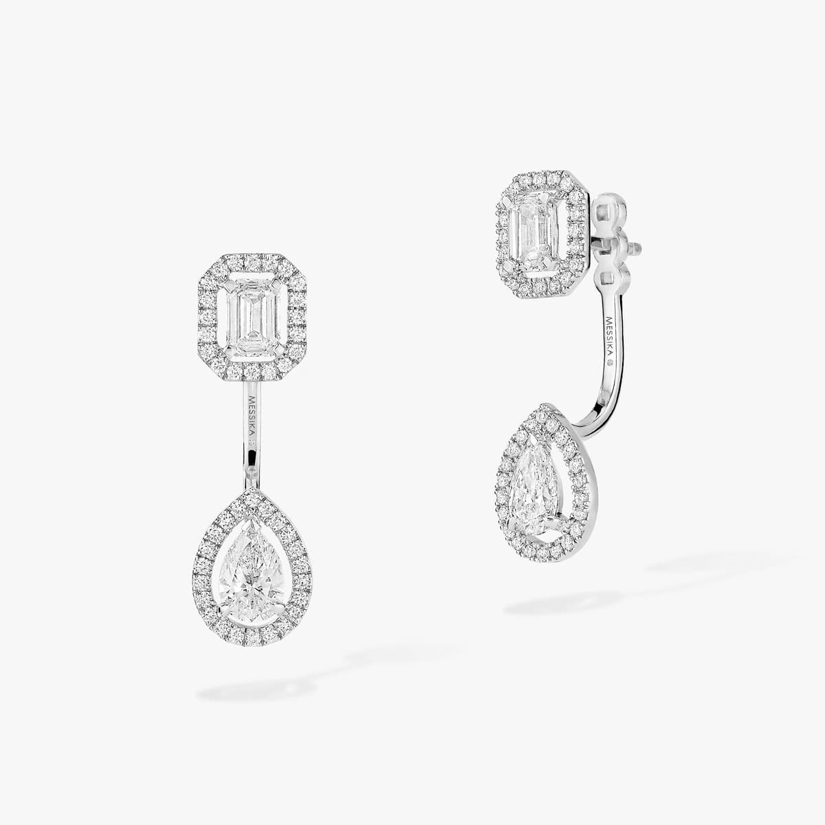 My Twin toi & moi earrings 2x 0.30ct — 06505-WG