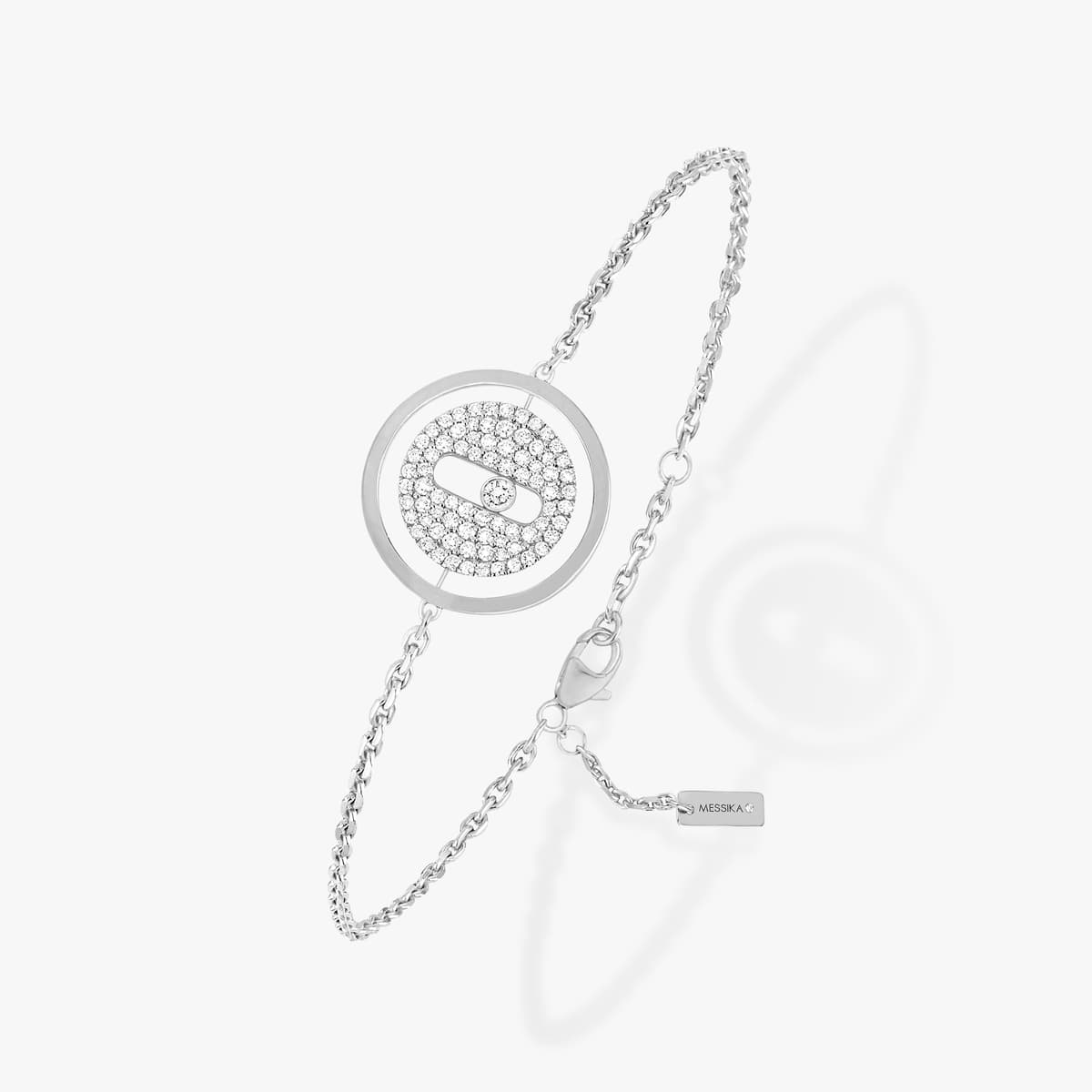 Lucky Move pavé bracelet small — 07541-WG