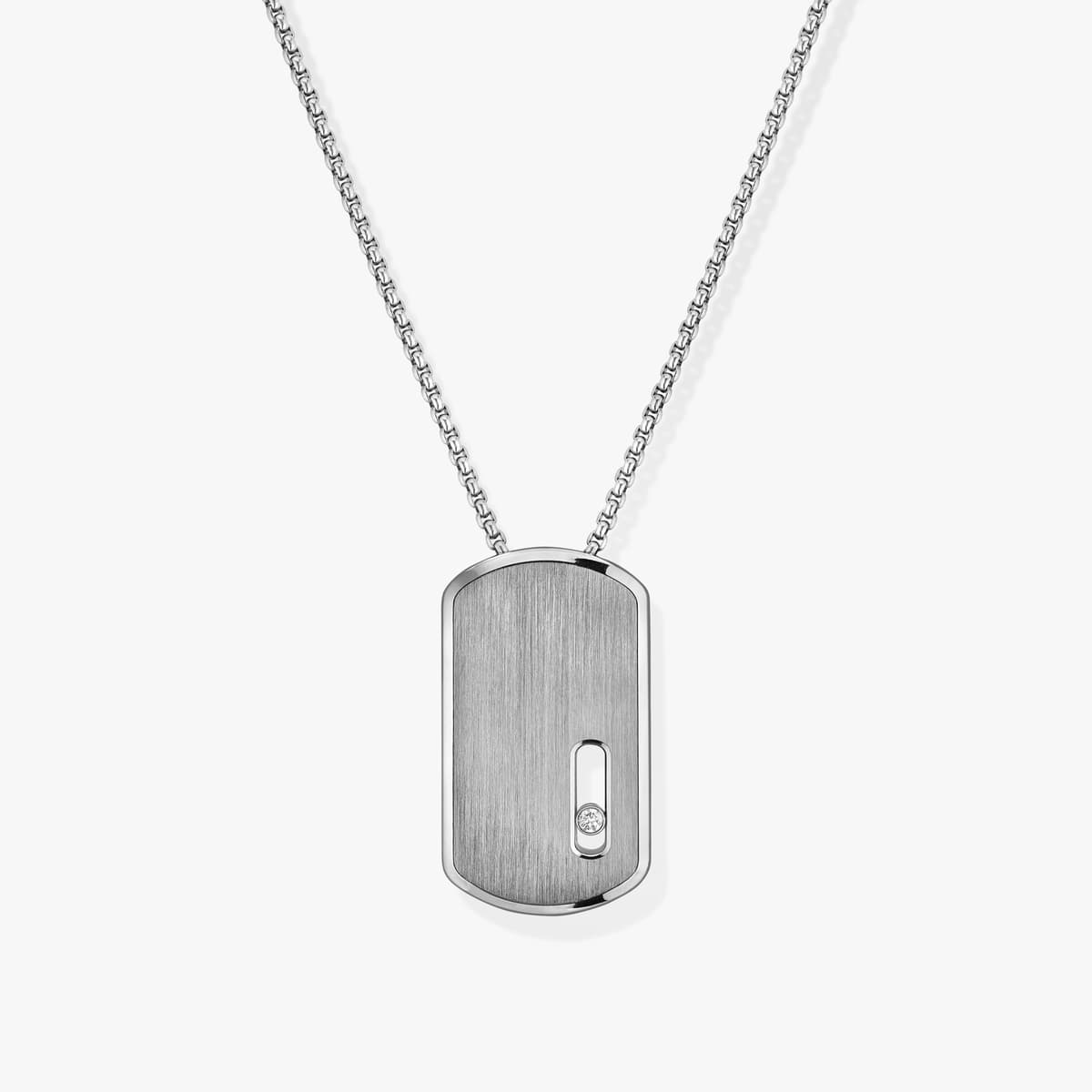Move Titanium pendant necklace large — 12538-TN