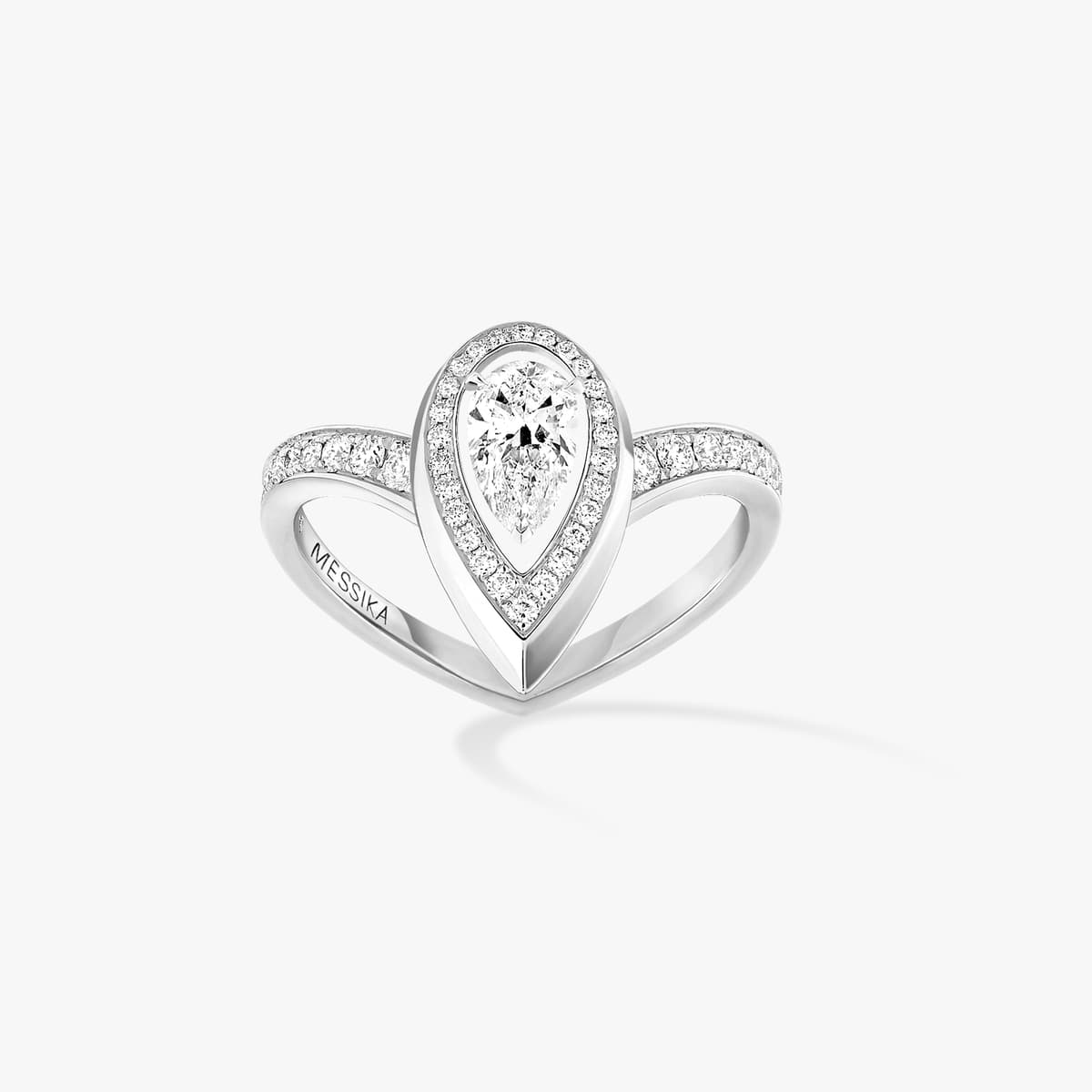 Fiery ring 0.30ct — 12331-WG