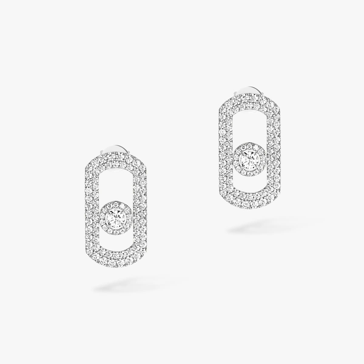 So Move pavé earrings — 12931-WG